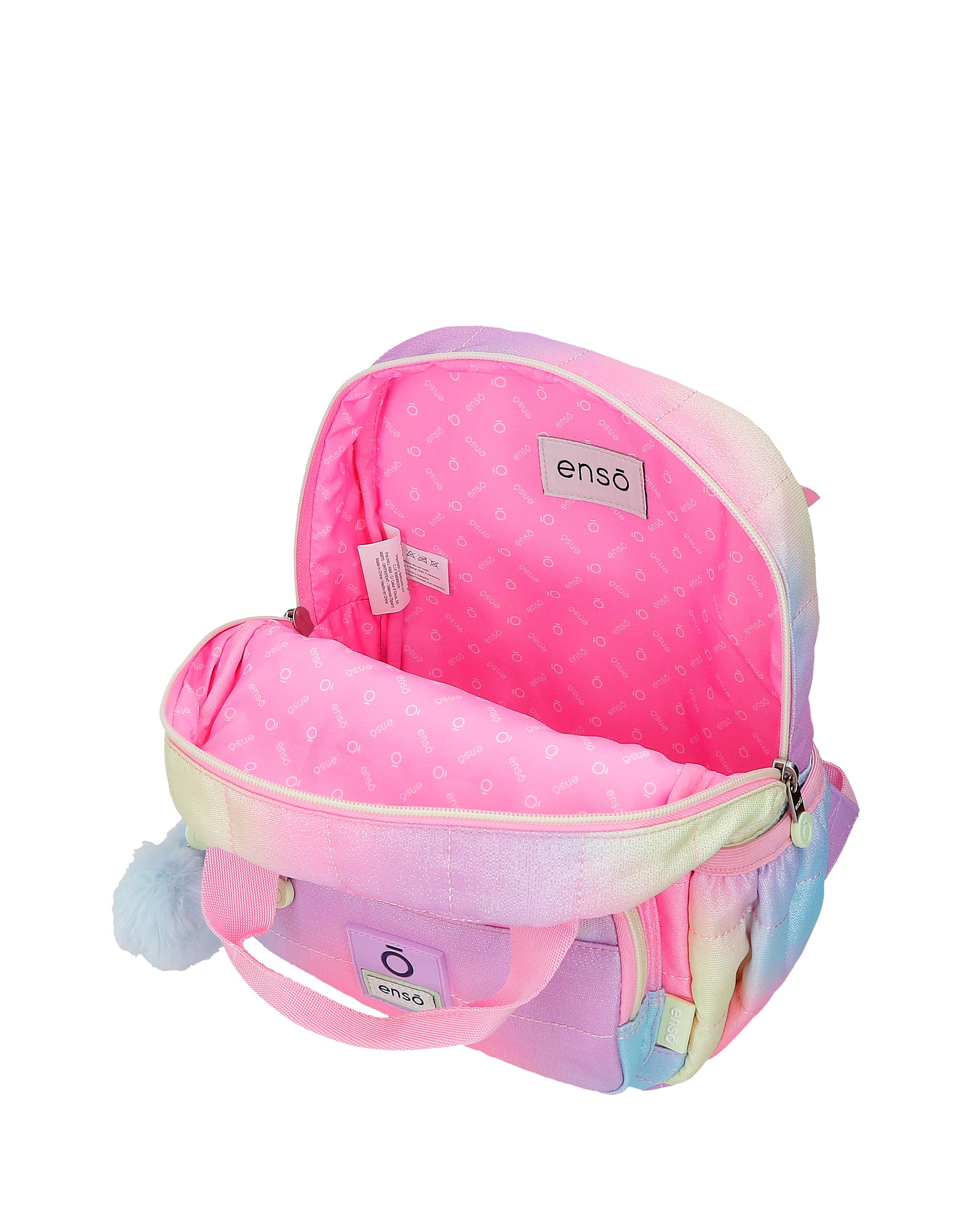 Mochila Enso Free Spirit de 28 Cm Adaptável com Alça Superior Multicolor-4