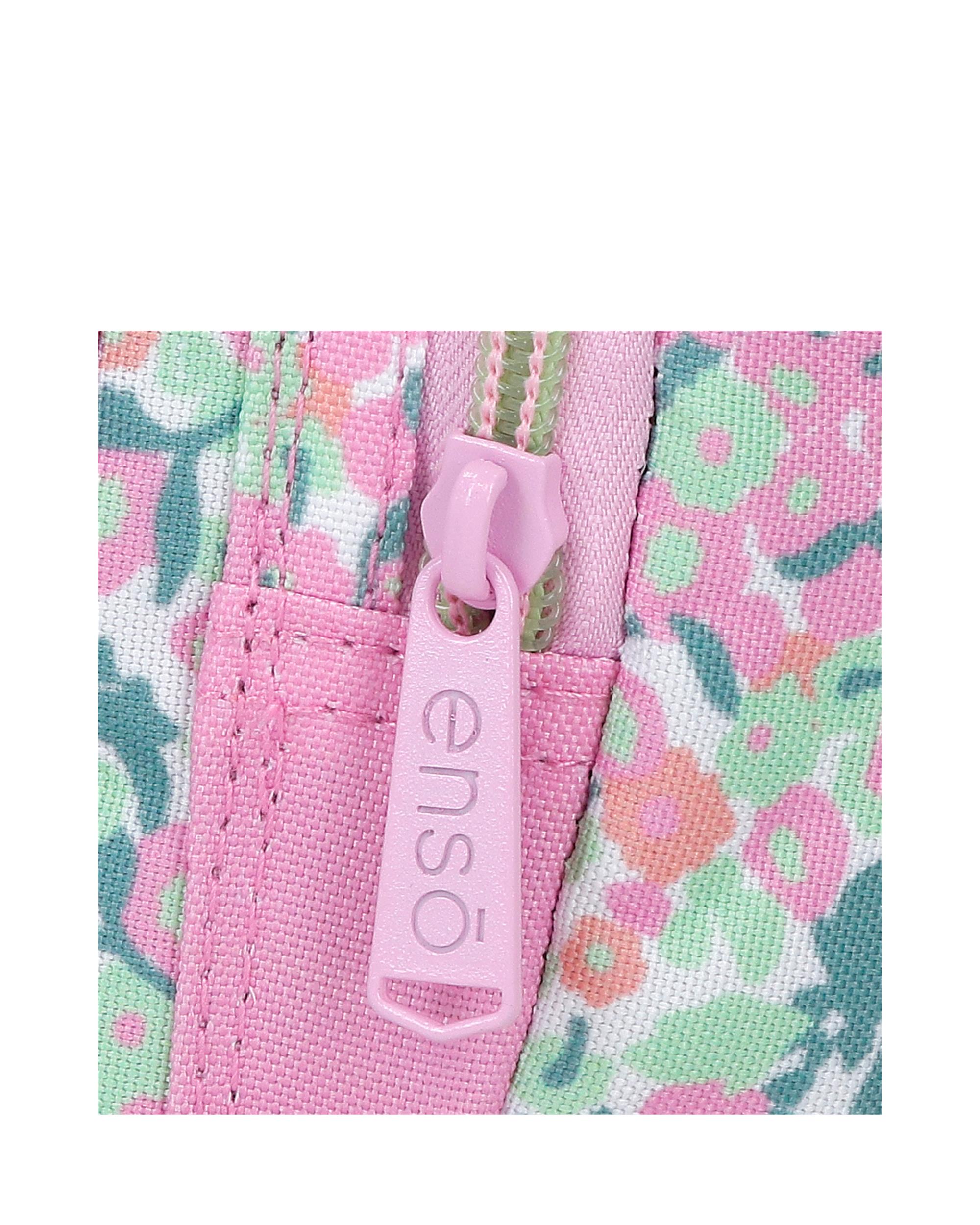 Estojo Três Compartimentos Enso Fleur Spring Multicolor-6