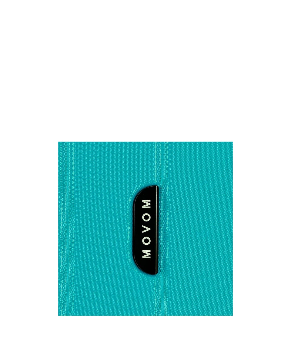 Mala de Cabine Expandível Wood Rígida com Capacidade Até 43L Turquesa-2