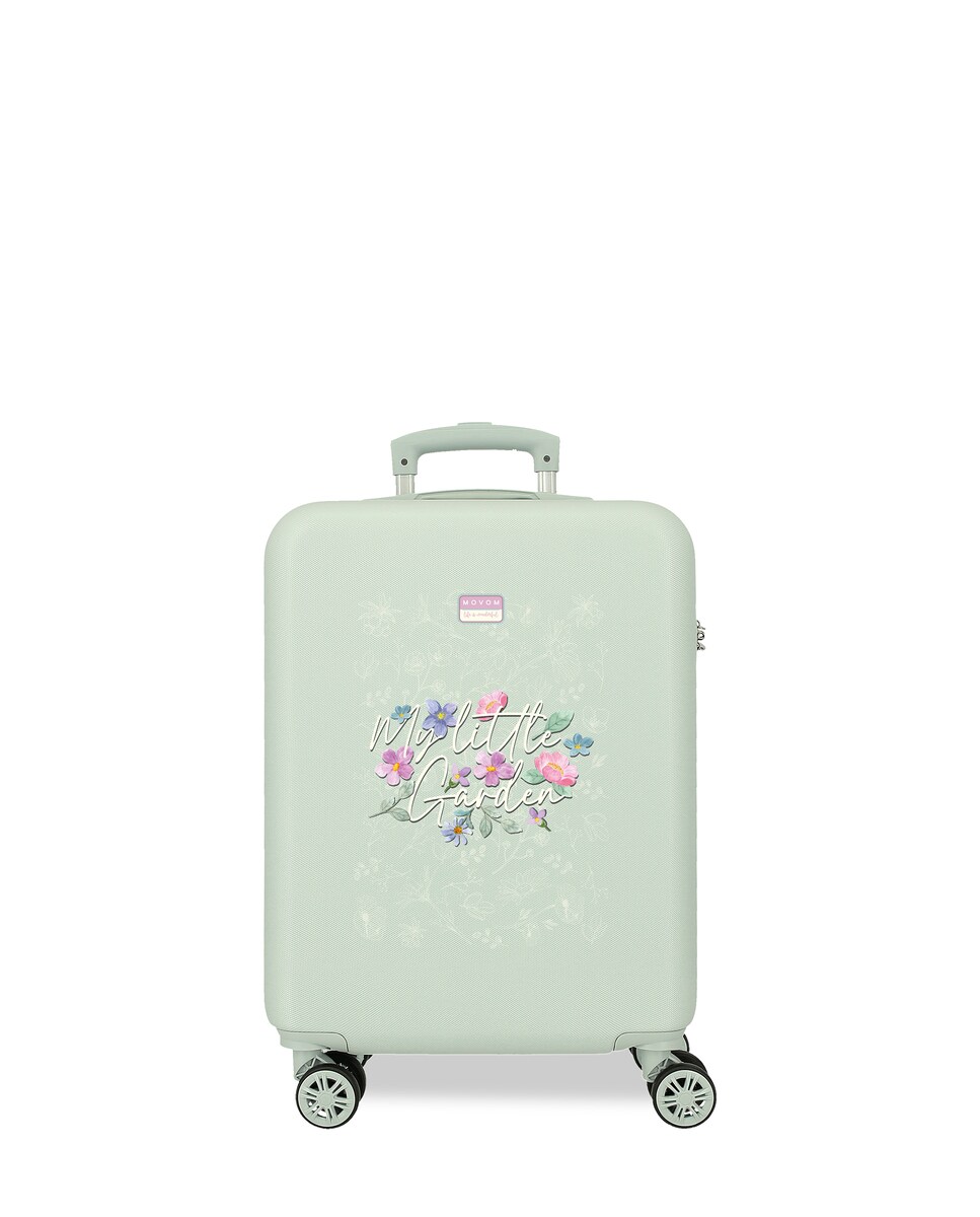 Mala de Cabine My Little Garden Rígida com Capacidade de 35l em Verde Verde-menta-1