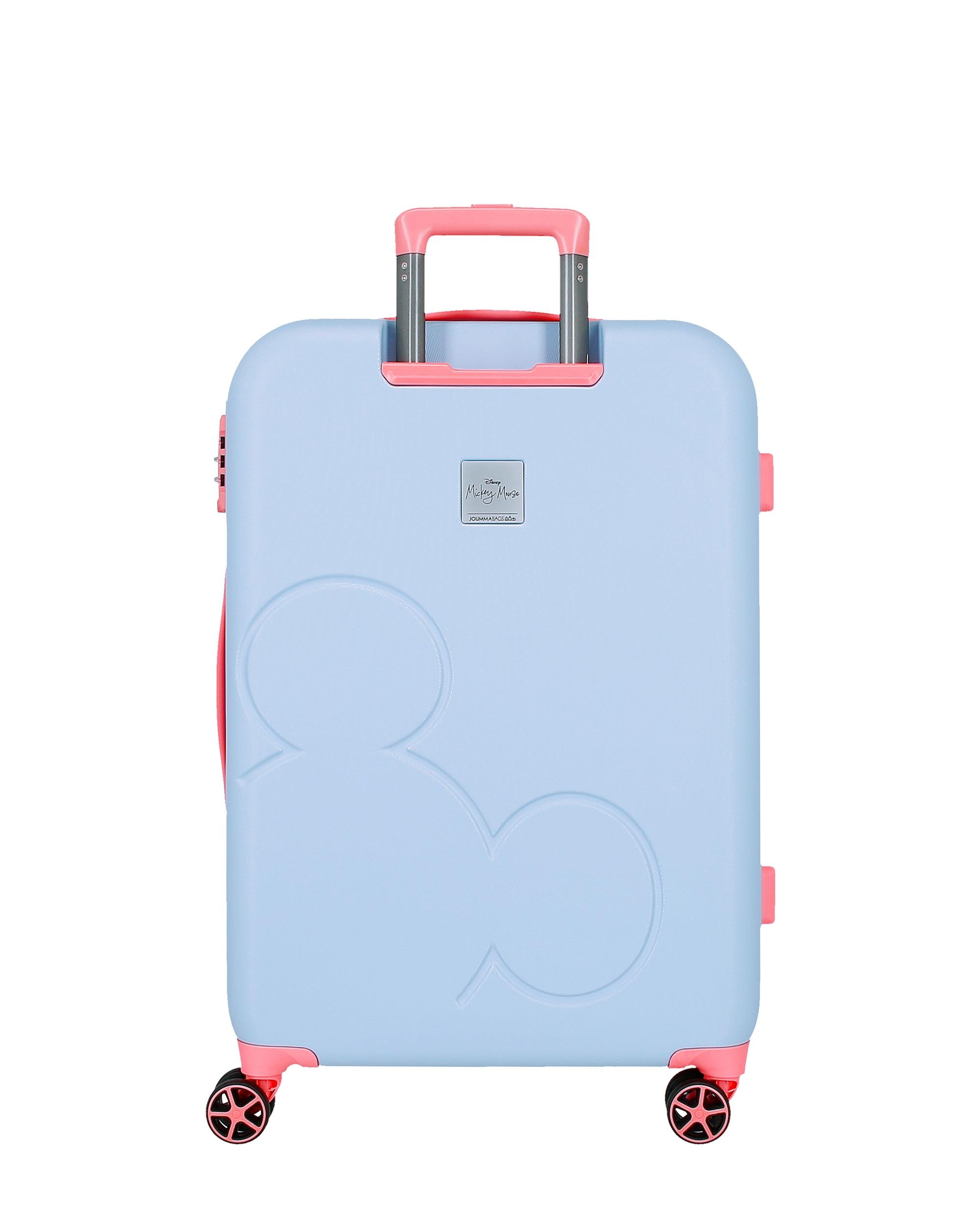 Mala Média Disney Mickey Crazy Trip com Capacidade de 75l Azul-3