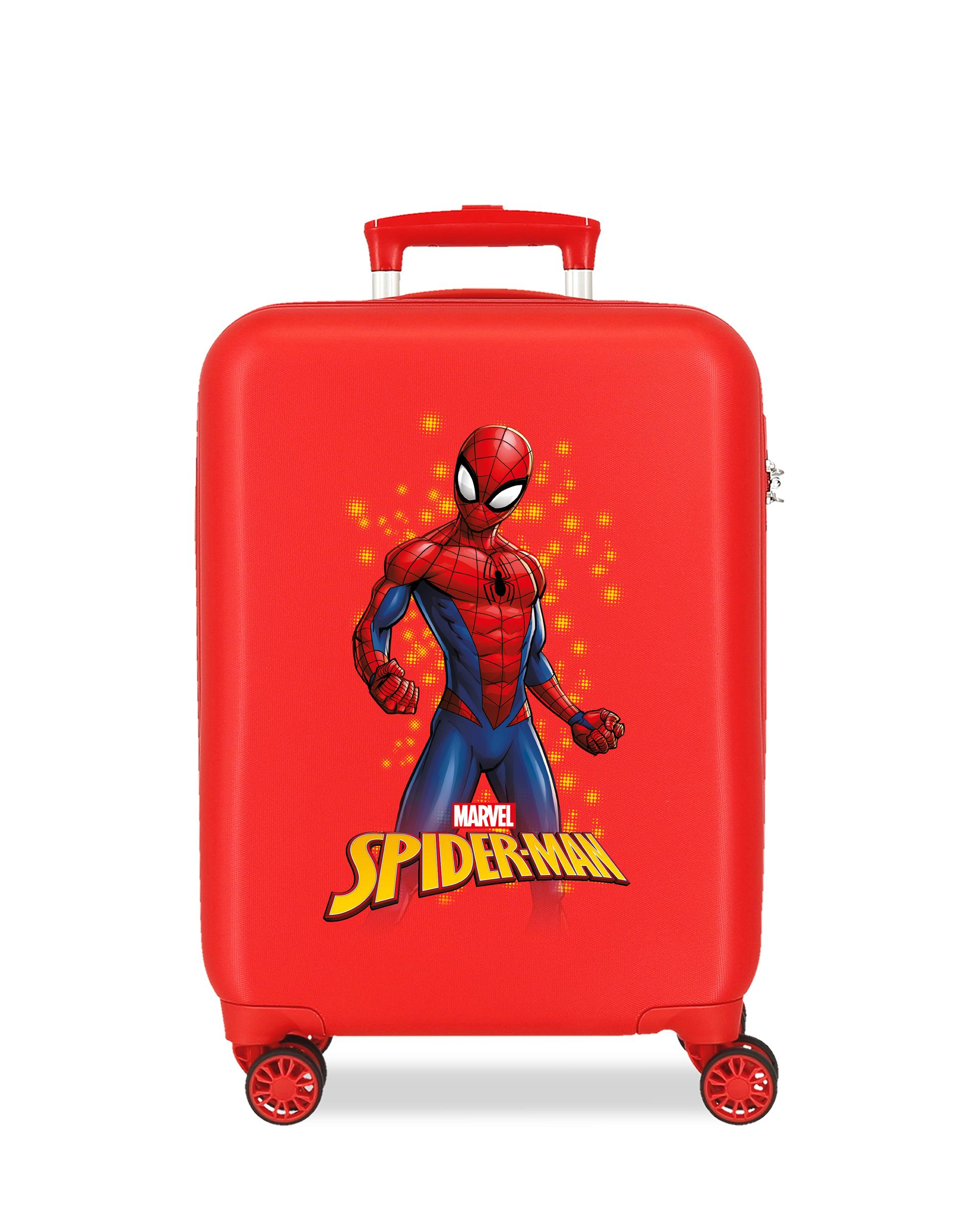 Mala de Cabine Spiderman Real Rígida com Capacidade de 33l Branco-1