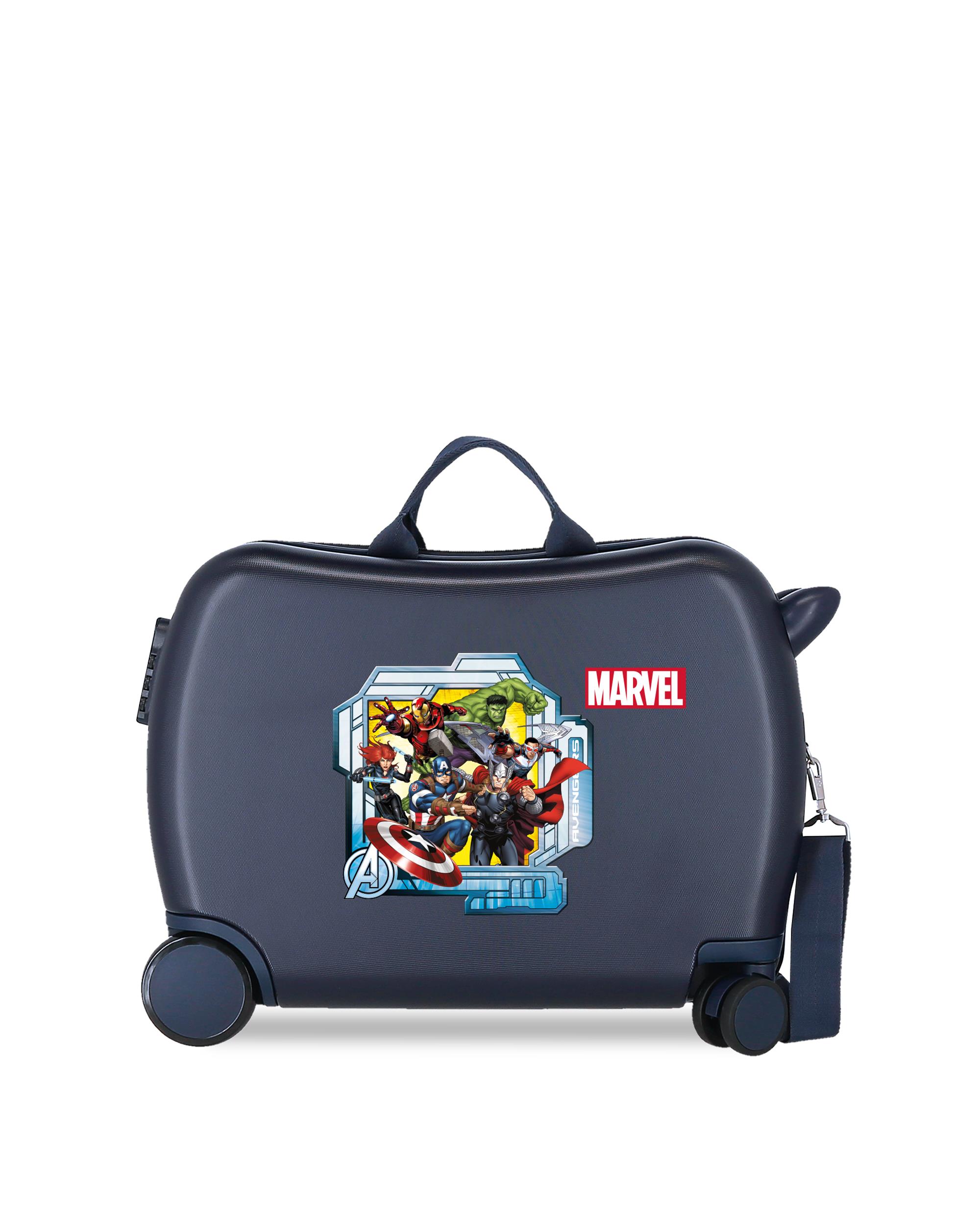Mala de Cabine Portal Avengers Rígida com Capacidade de 35l Azul-1