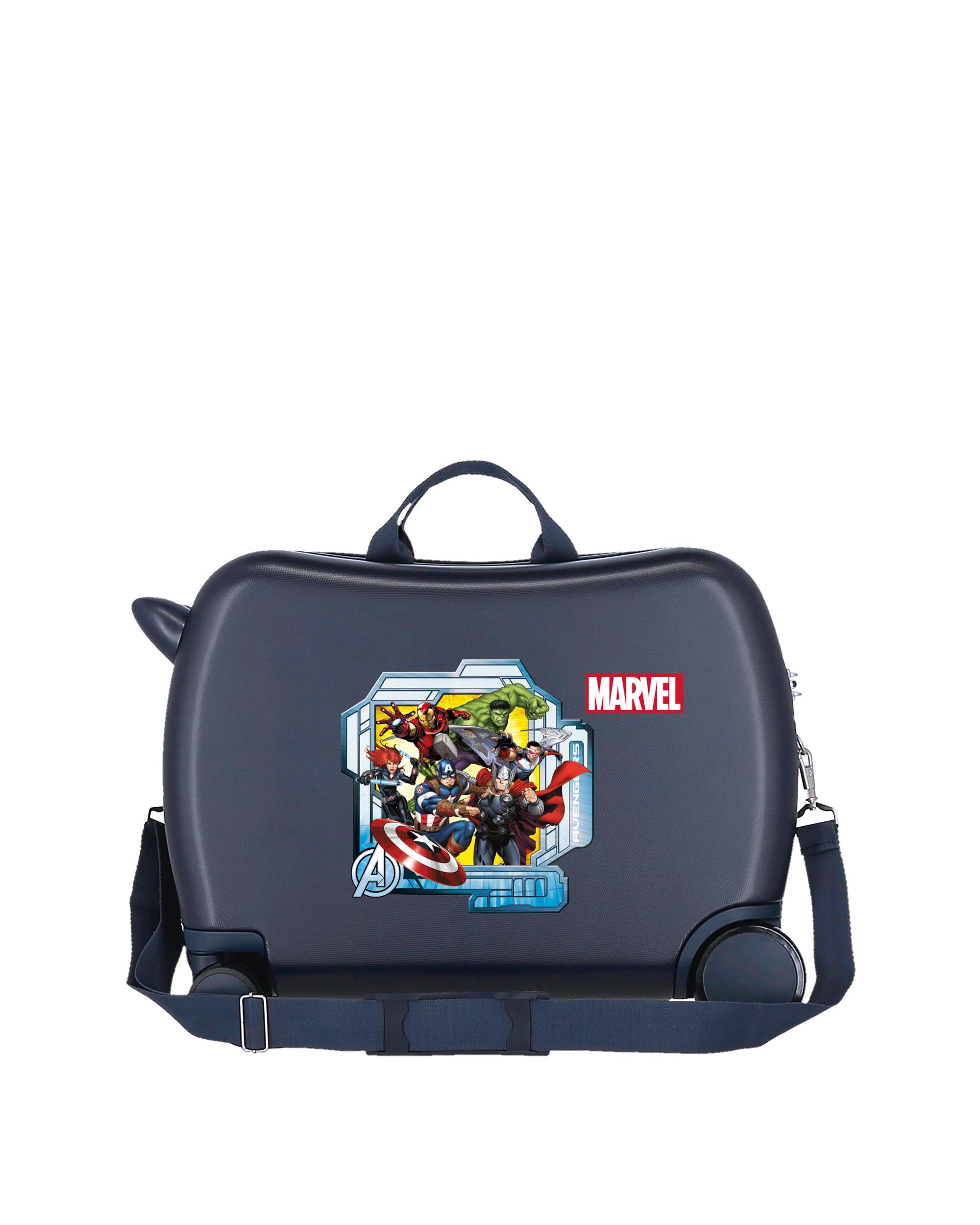 Mala de Cabine Portal Avengers Rígida com Capacidade de 35l Azul-3