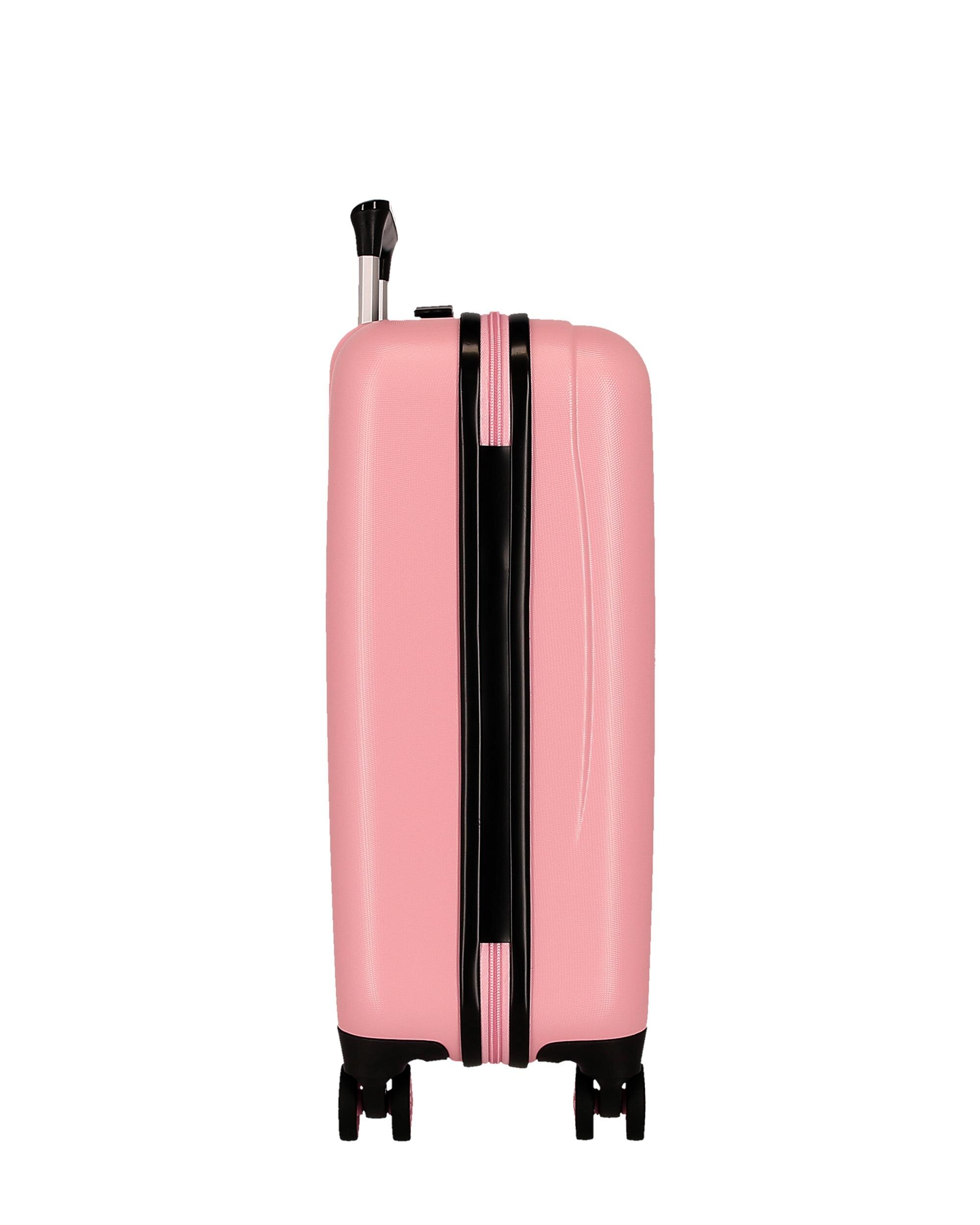 Mala de Cabine Minnie Heads Rígida com Capacidade de 35l Rosa-4