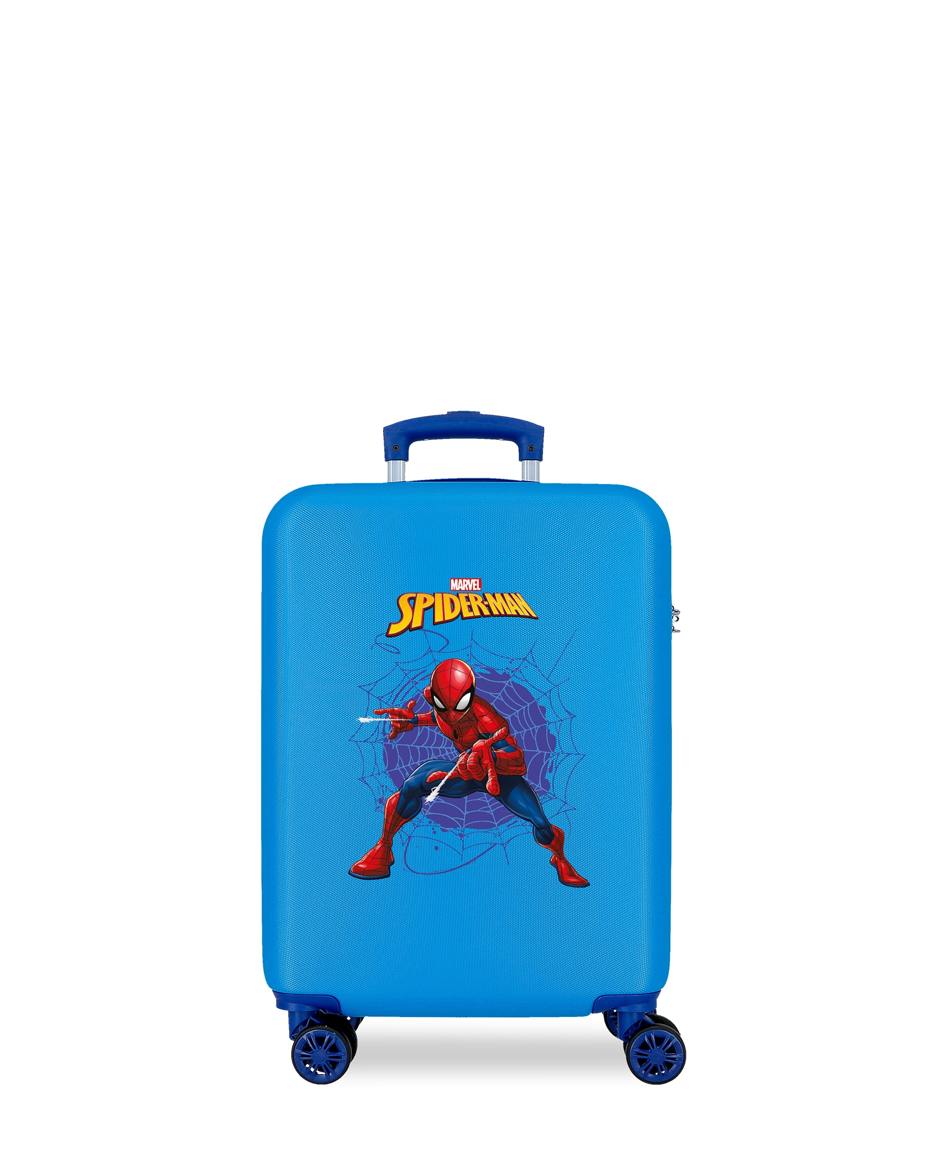 Mala de Cabine Spiderman Action Rígida com Capacidade de 35l Azul-1