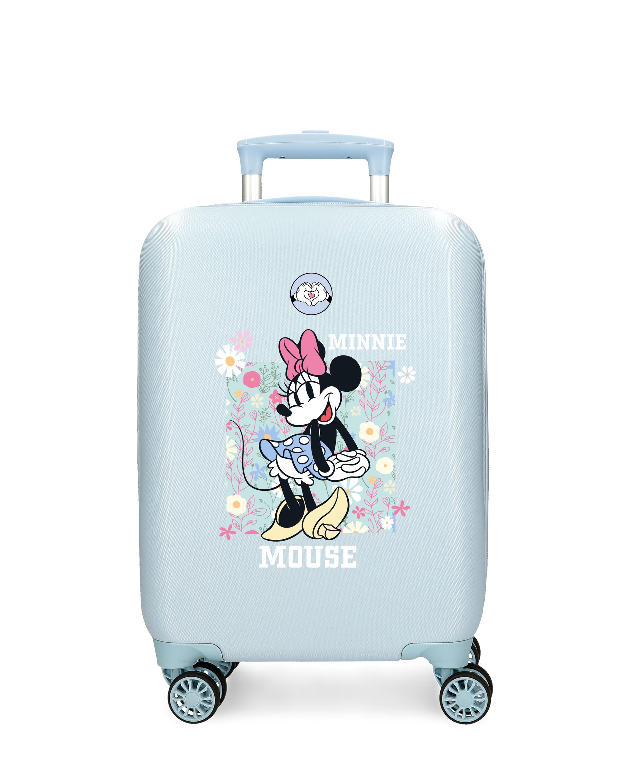 Mala de Cabine Minnie Rígida com Capacidade de 33l Azul-claro-1