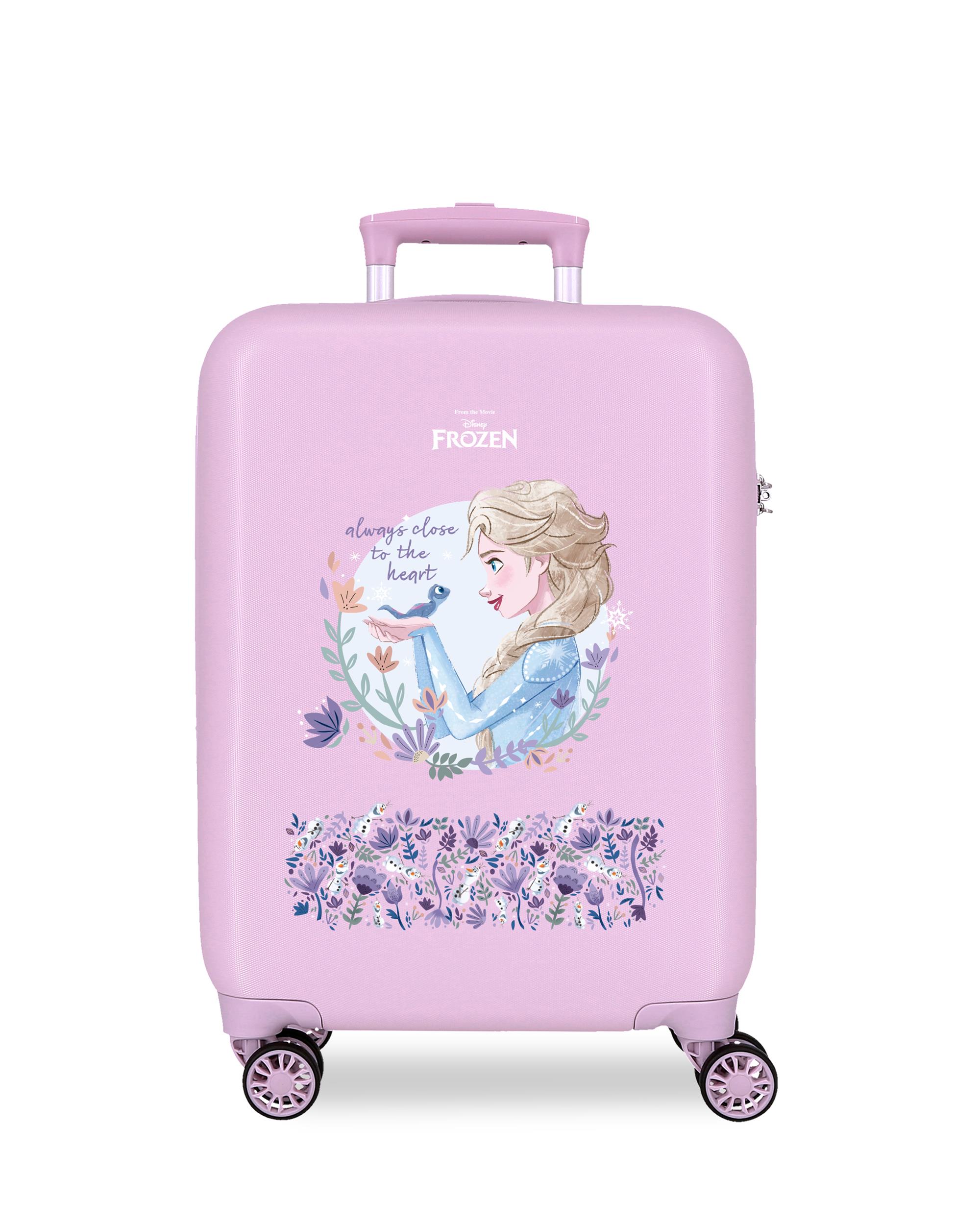 Mala de Cabine Frozen Close To The Heart Rígida com Capacidade de 35l Roxo-1