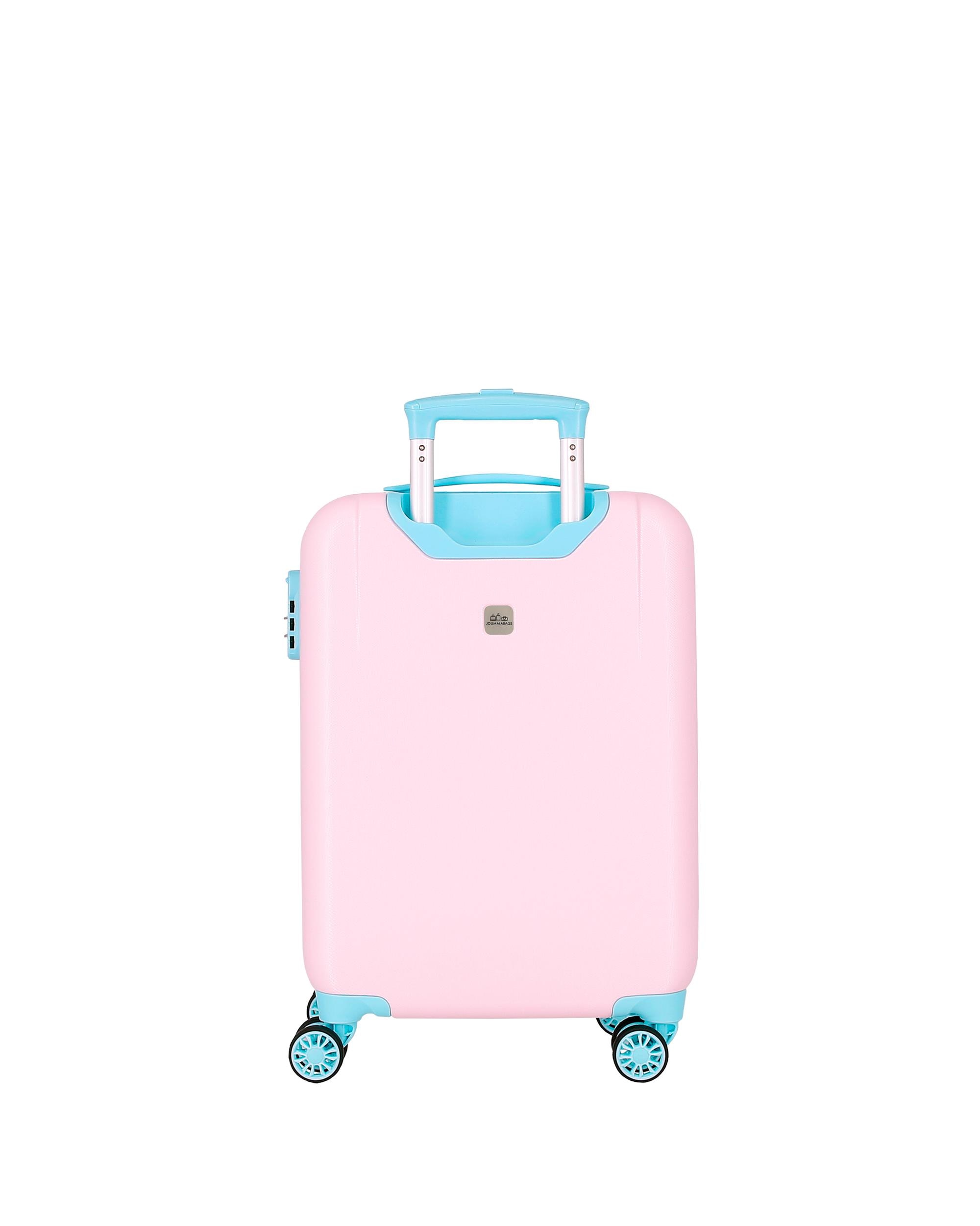 Mala de Cabine Heart Stitch Rígida com Capacidade de 35l em Rosa Rosa-3