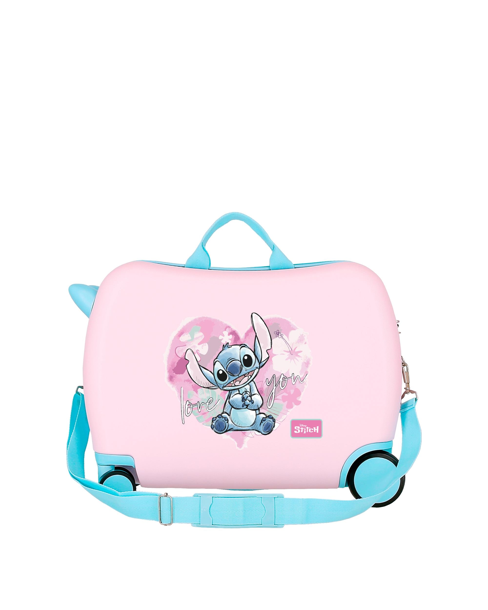Mala Infantil 2 Rodas Multidirecionais Heart Stitch com Capacidade de 38l Rosa-3