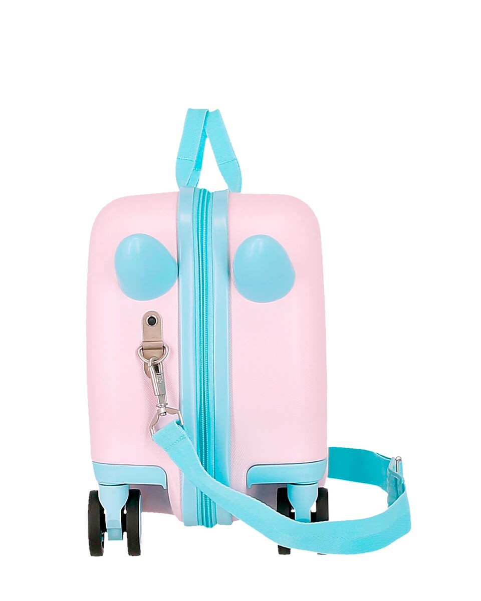 Mala Infantil 2 Rodas Multidirecionais Movom Happy Pets Little Teddy com Capacidade de 28l Rosa-4