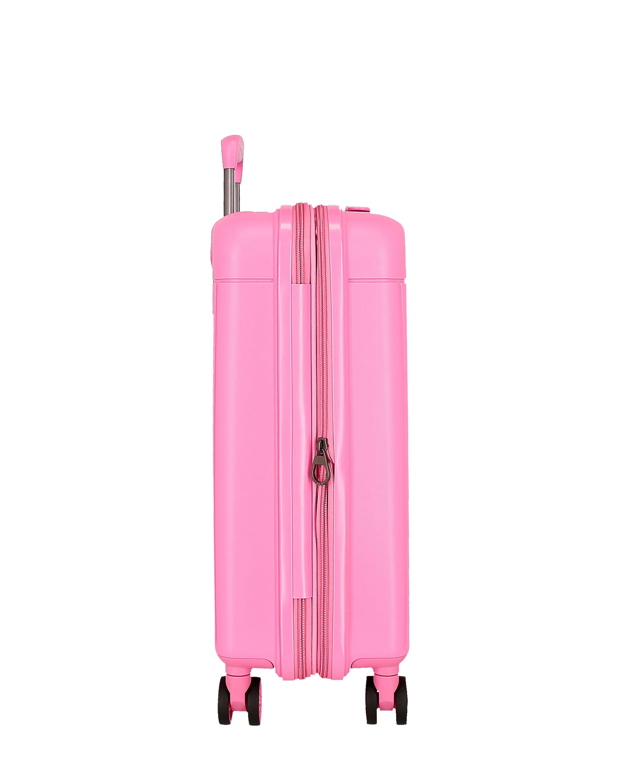 Mala de Cabine Movom New Trendy Expansível com Capacidade de 37l em Preto Rosa-4