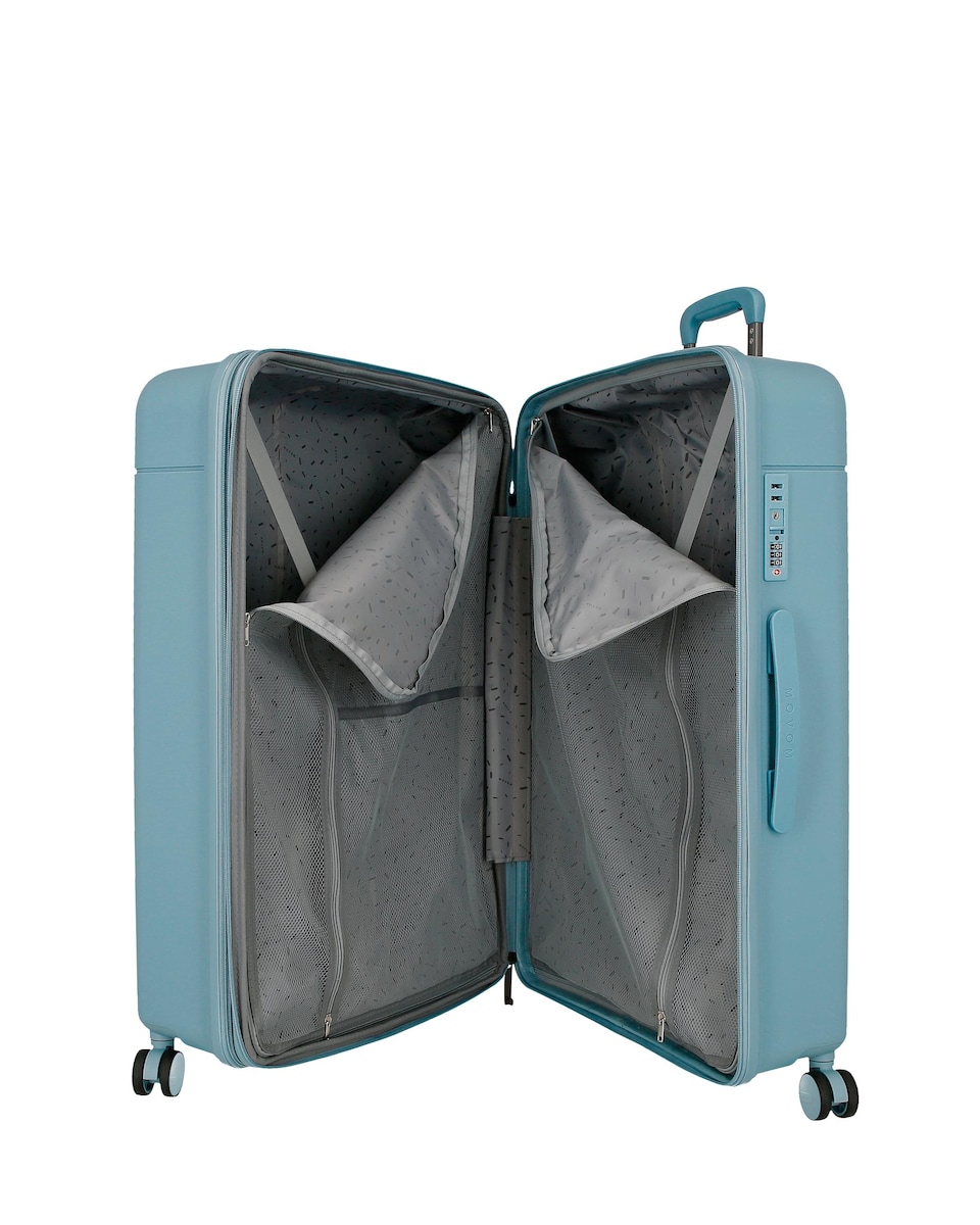 Mala Grande Movom New Trendy com Capacidade 108l Azul-claro-5