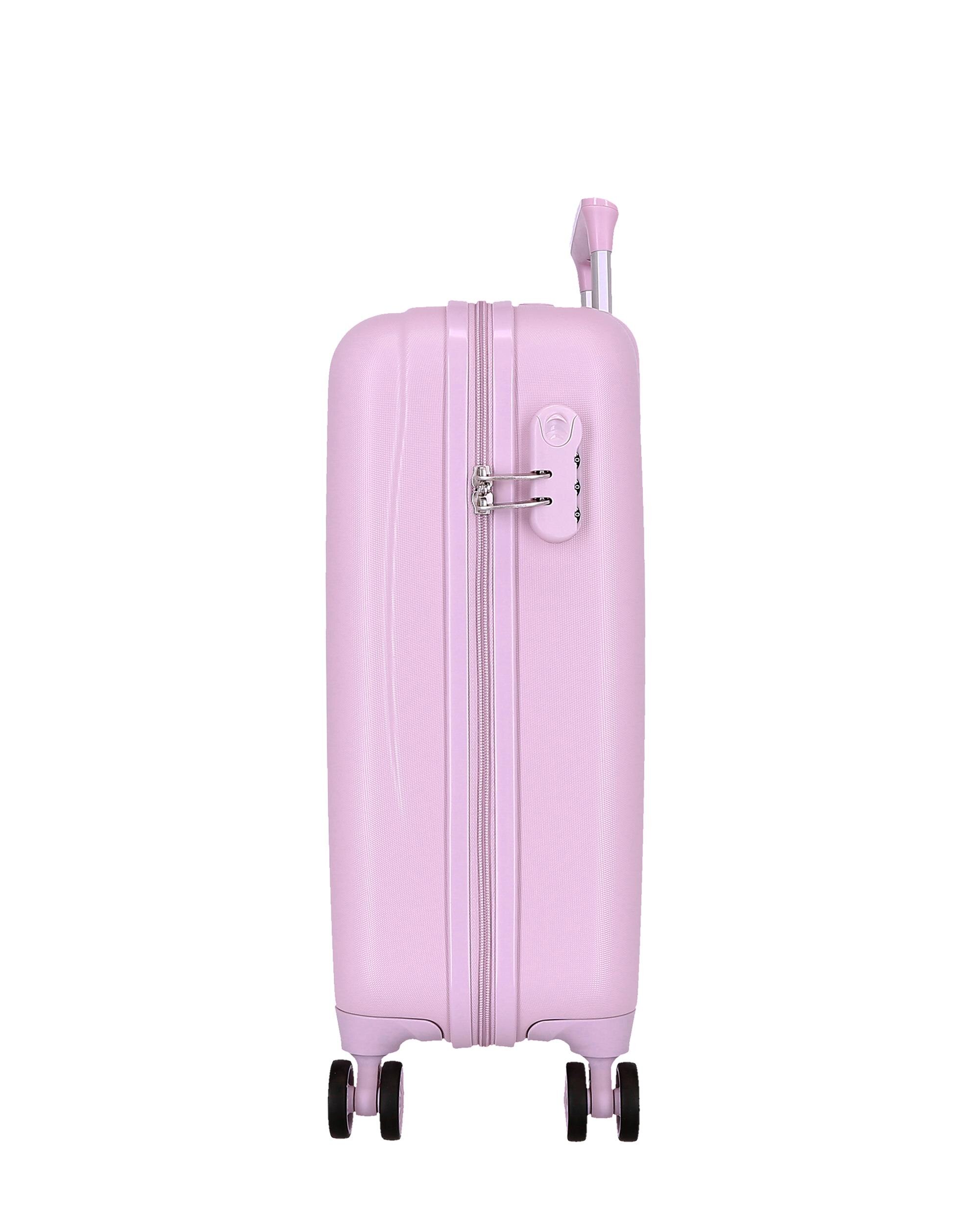 Mala de Cabine Renata Rígida com Capacidade de 35l Rosa-2