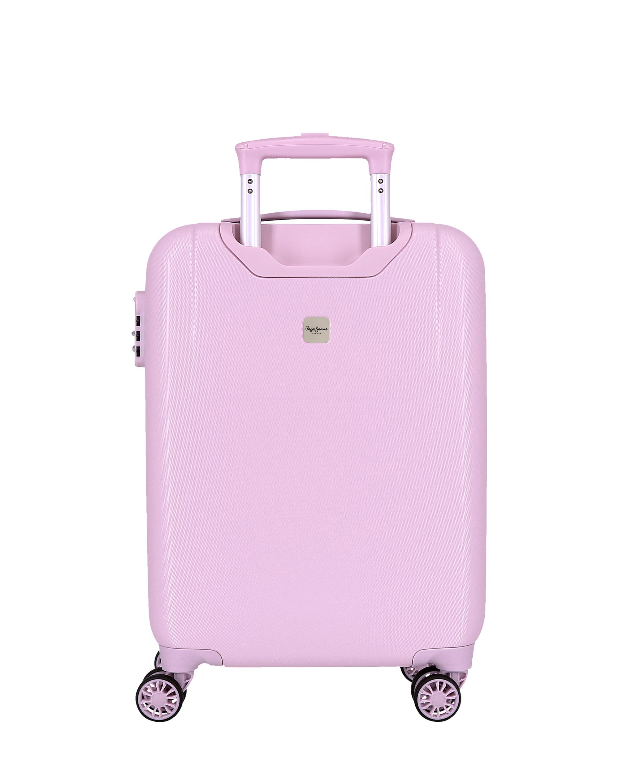 Mala de Cabine Renata Rígida com Capacidade de 35l Rosa-3