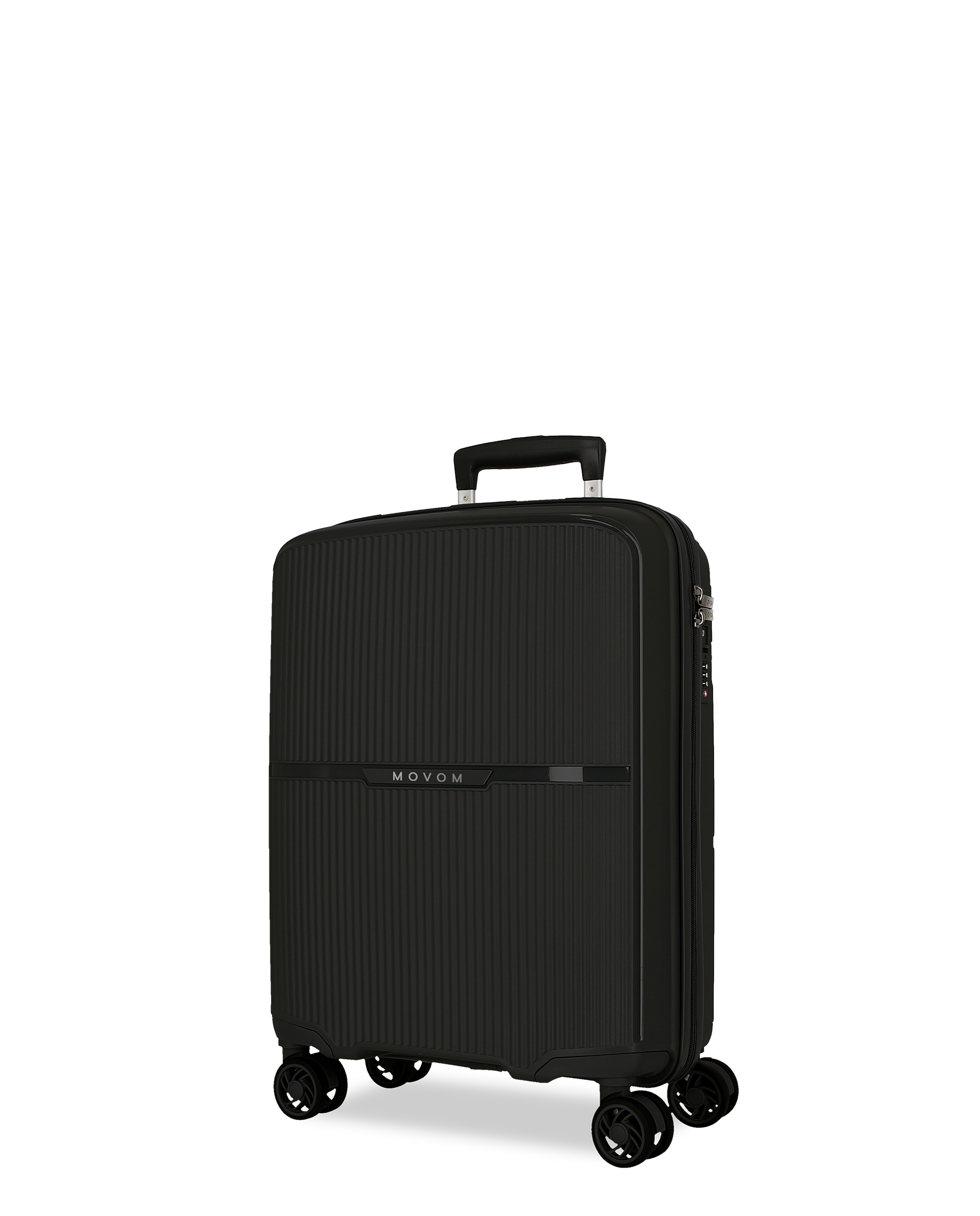 Mala de Cabine Movom Wood com Capacidade de 38l Preto-1