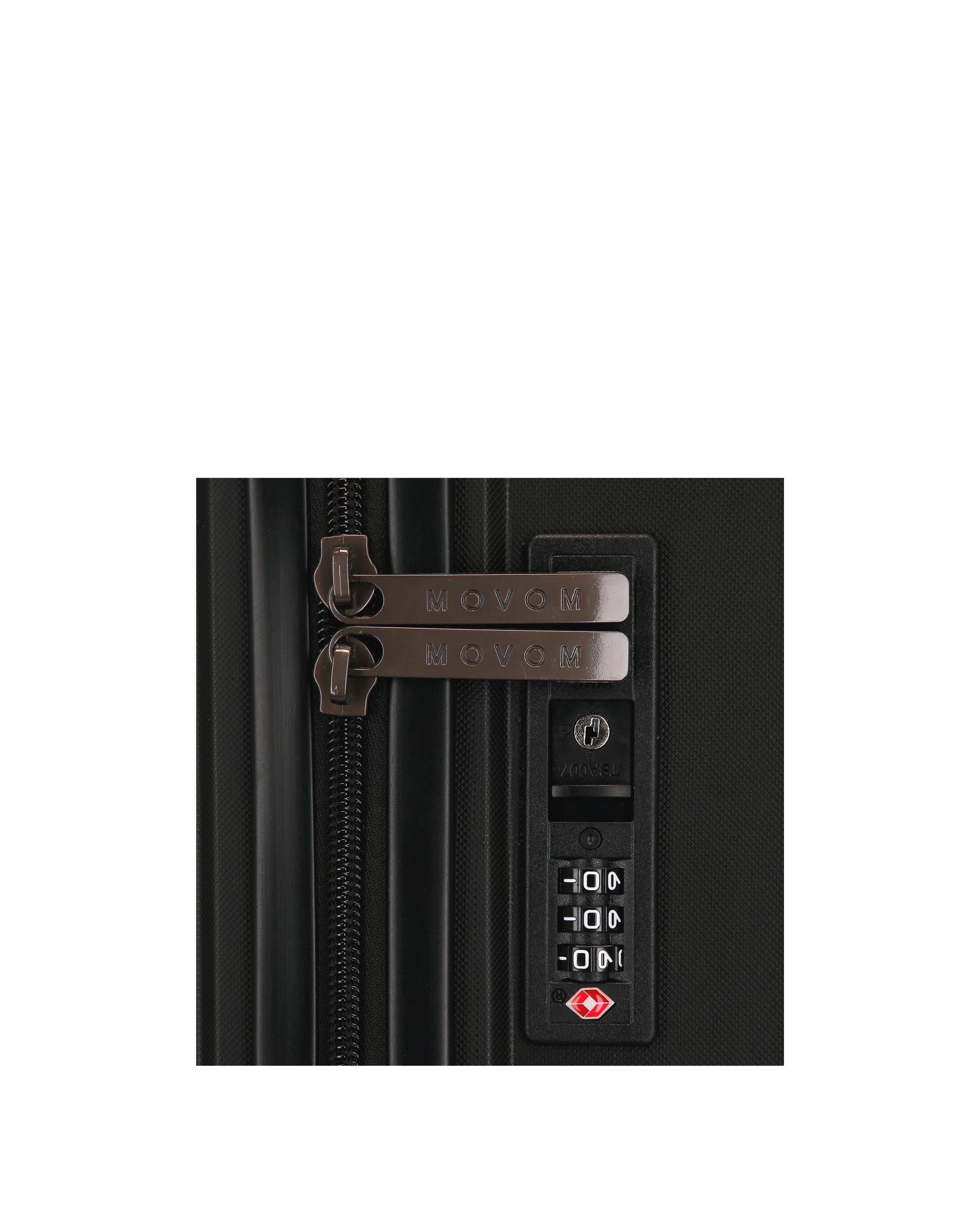 Mala de Cabine Movom Wood com Capacidade de 38l Preto-2