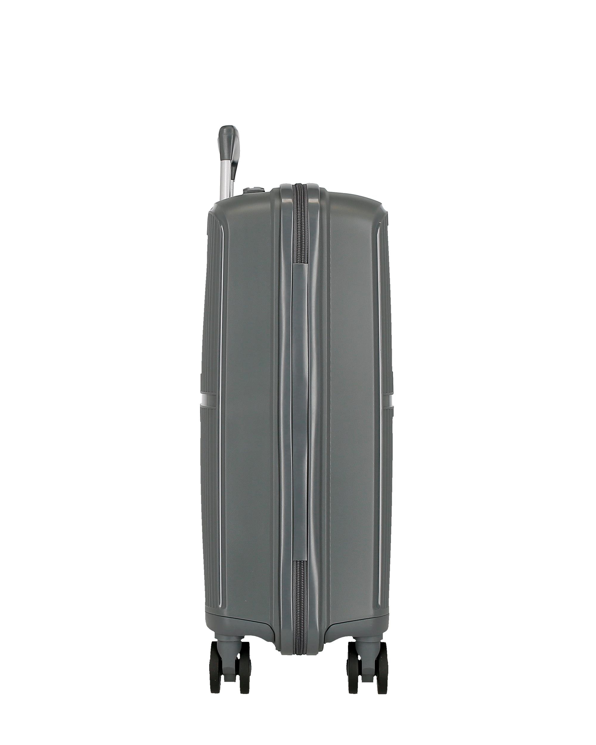 Conjunto de Malas (cabine, Média e Grande) Movom Moon com Capacidade de 219l em Verde Cinzento-4