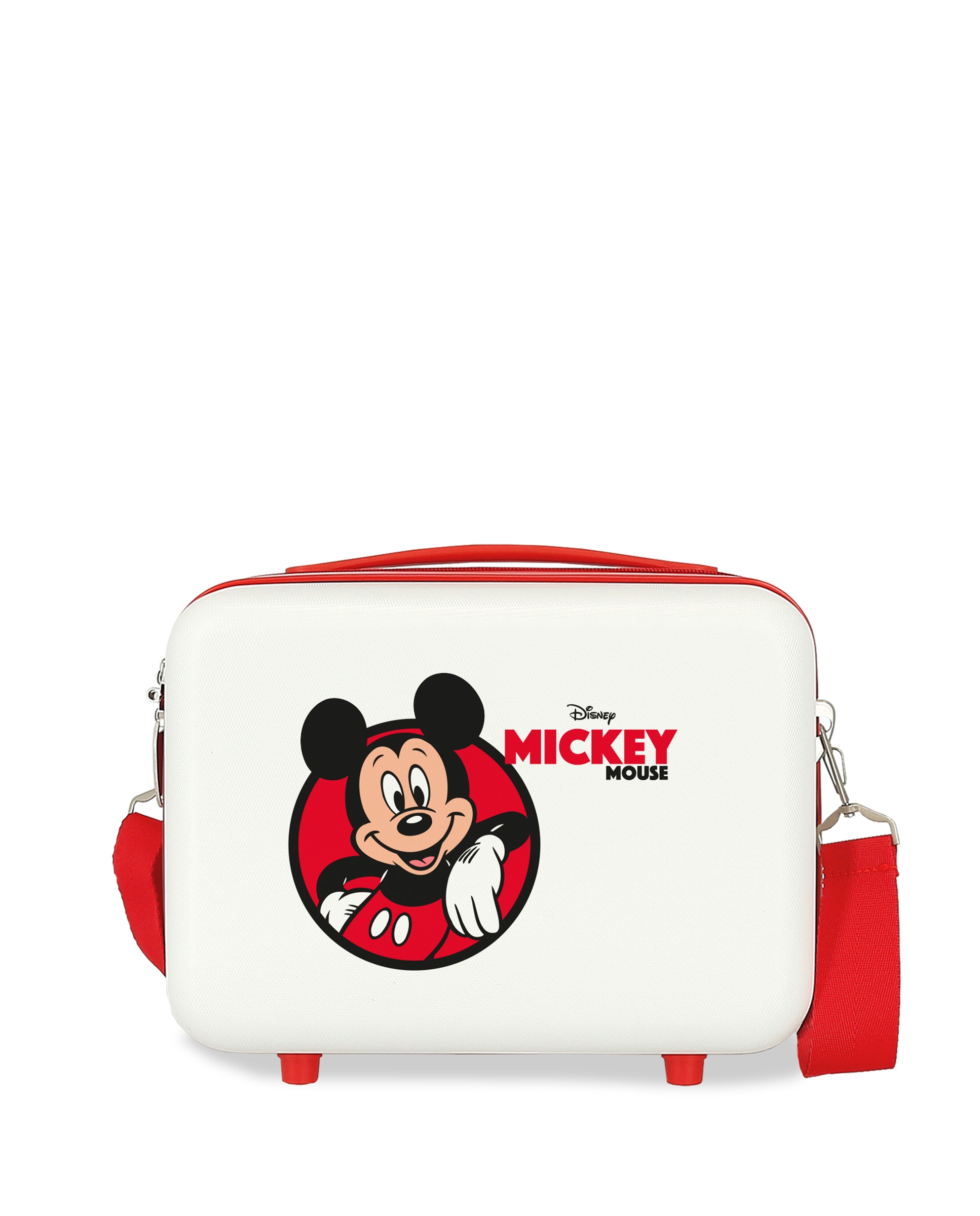 Imagem 0 de Necessaire em Abs Mickey & Minnie Adaptável com Capacidade de 9l em Branco