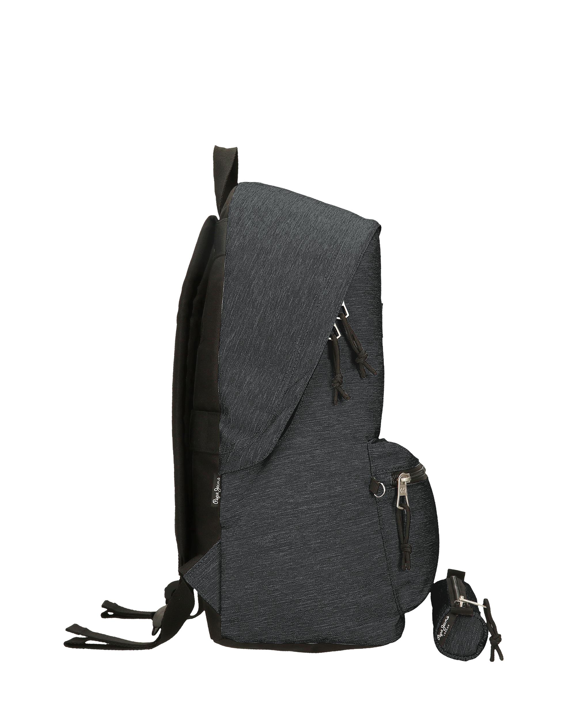 Mochila Portaordenador + Estojo Escolar Pepe Jeans Aris Evergreen Denim-2