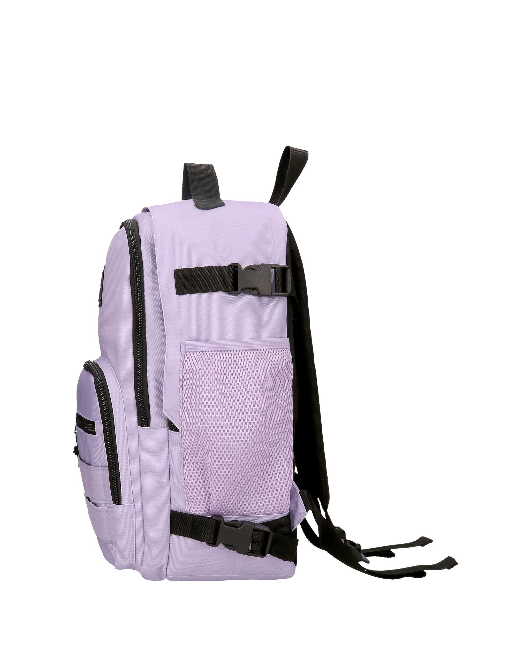 Mochila de Viagem Apta para Cabine 40cm Pepe Jeans Aris Colorful de Dois Compartimentos Roxo-4
