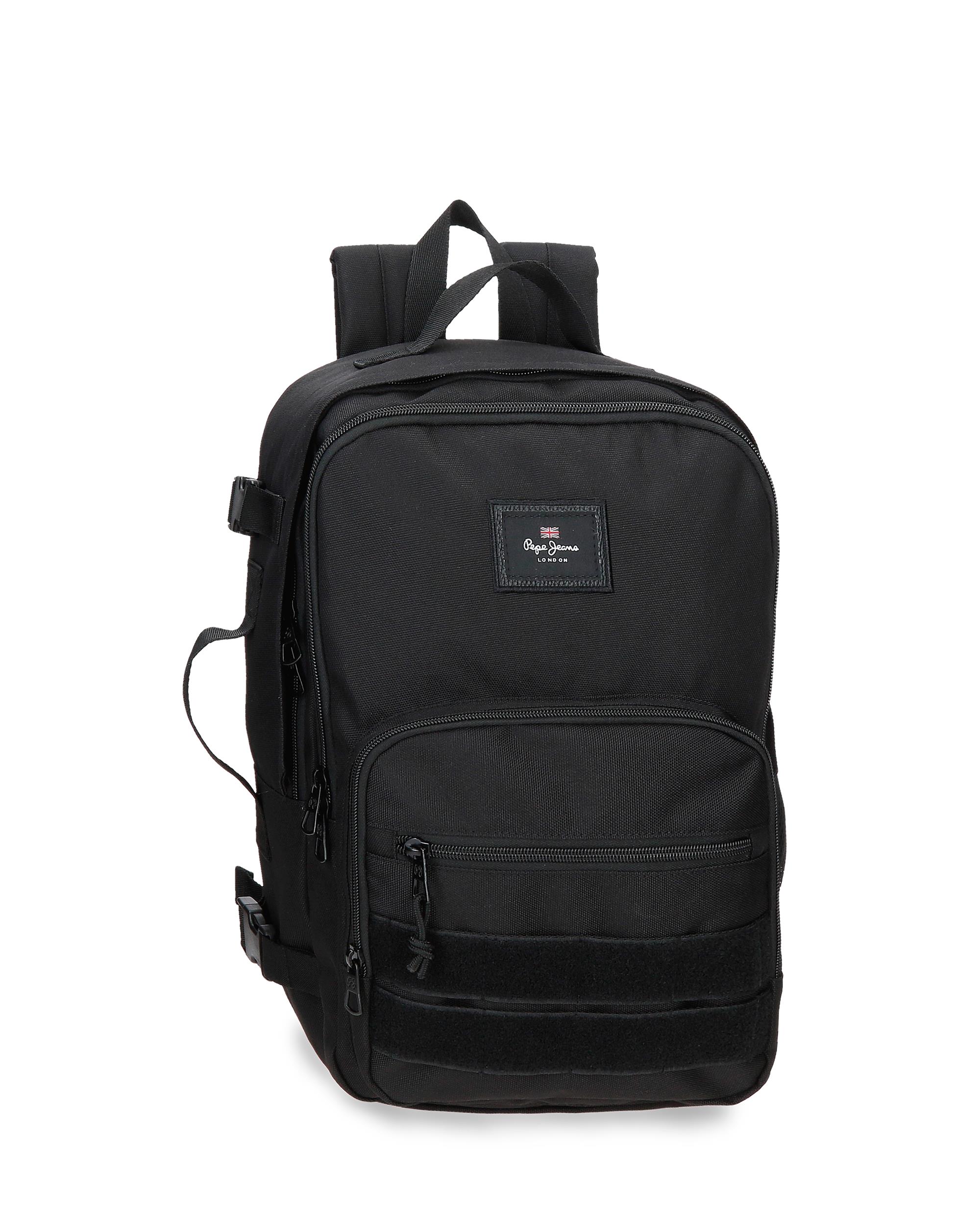 Imagem 0 de Mochila de Viagem Apta para Cabine 40cm Pepe Jeans Aris Evergreen Dois Compartimentos