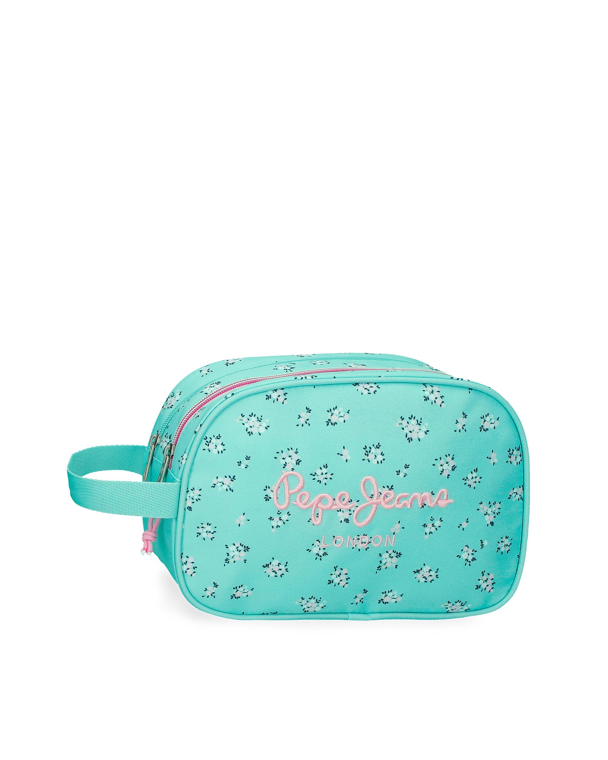 Imagem 0 de Necessaire Pepe Jeans Nora com Dois Compartimentos e Alça Lateral