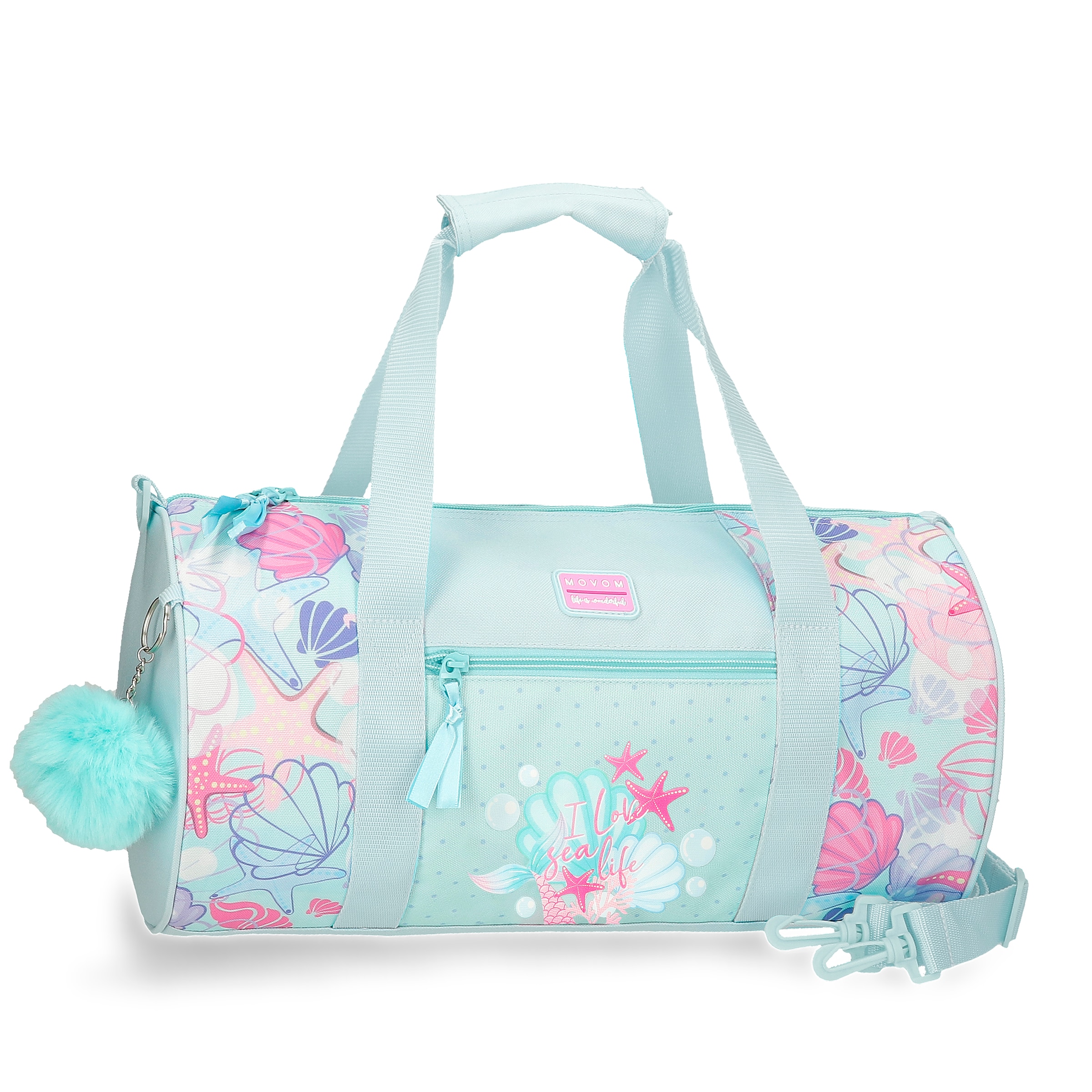 Imagem 0 de Mala de Viagem Movom I Love Sea Life com Bolso Frontal