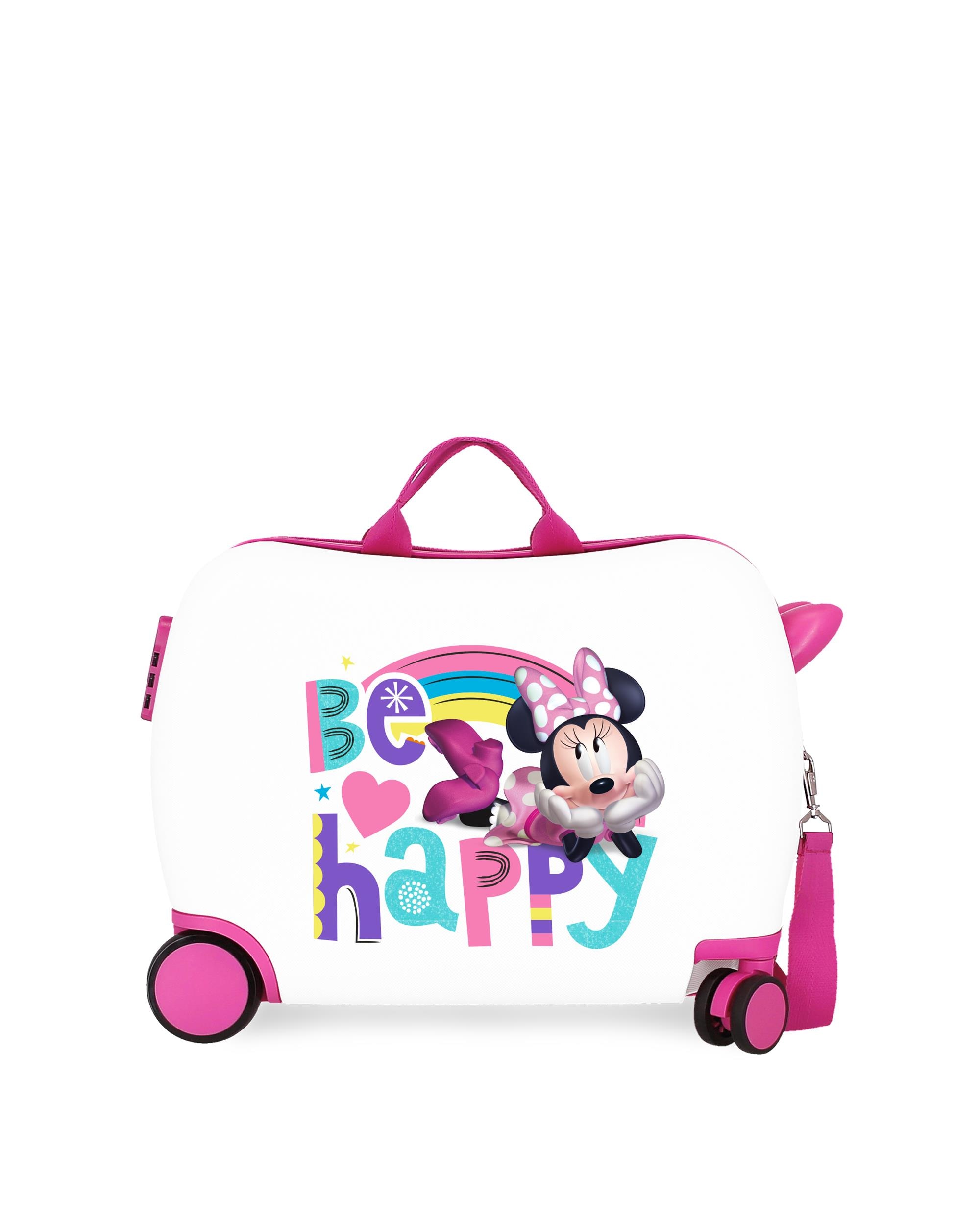Imagem 0 de Necessaire de Viagem Infantil 2 Rodas Multidirecionais 50 Cm Mickey & Minnie Luggage Abs Rígido com Capacidade de 34l