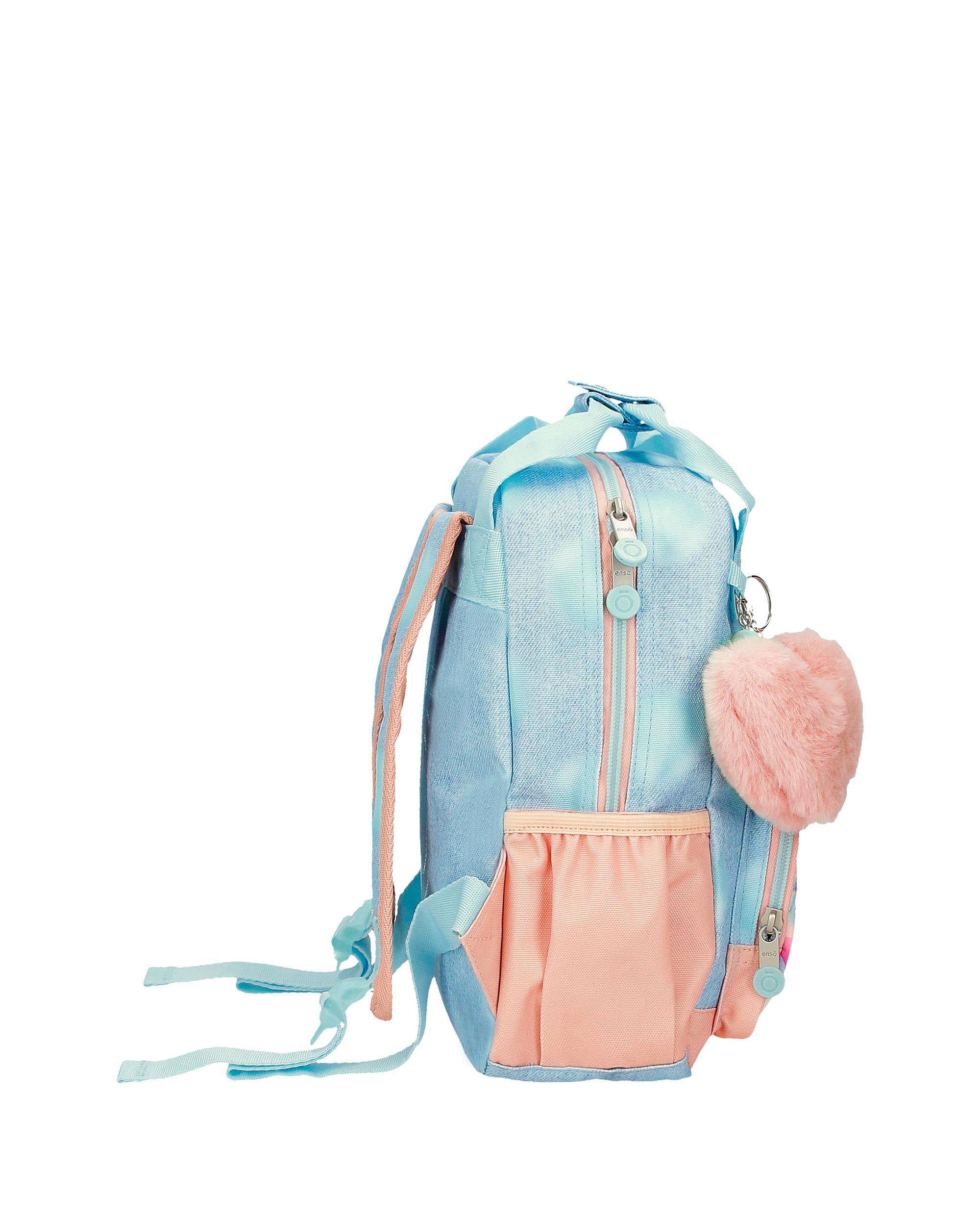 Mochila Escolar Enso Bubbles de 28cm com Alça Superior Multicolor-2