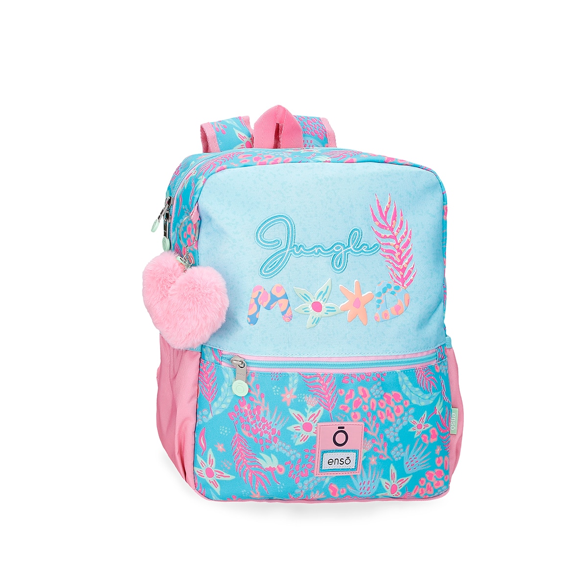 Imagem 0 de Mochila Escolar Enso Jungle Mood de 32cm Adaptável com Bolsos Frontais