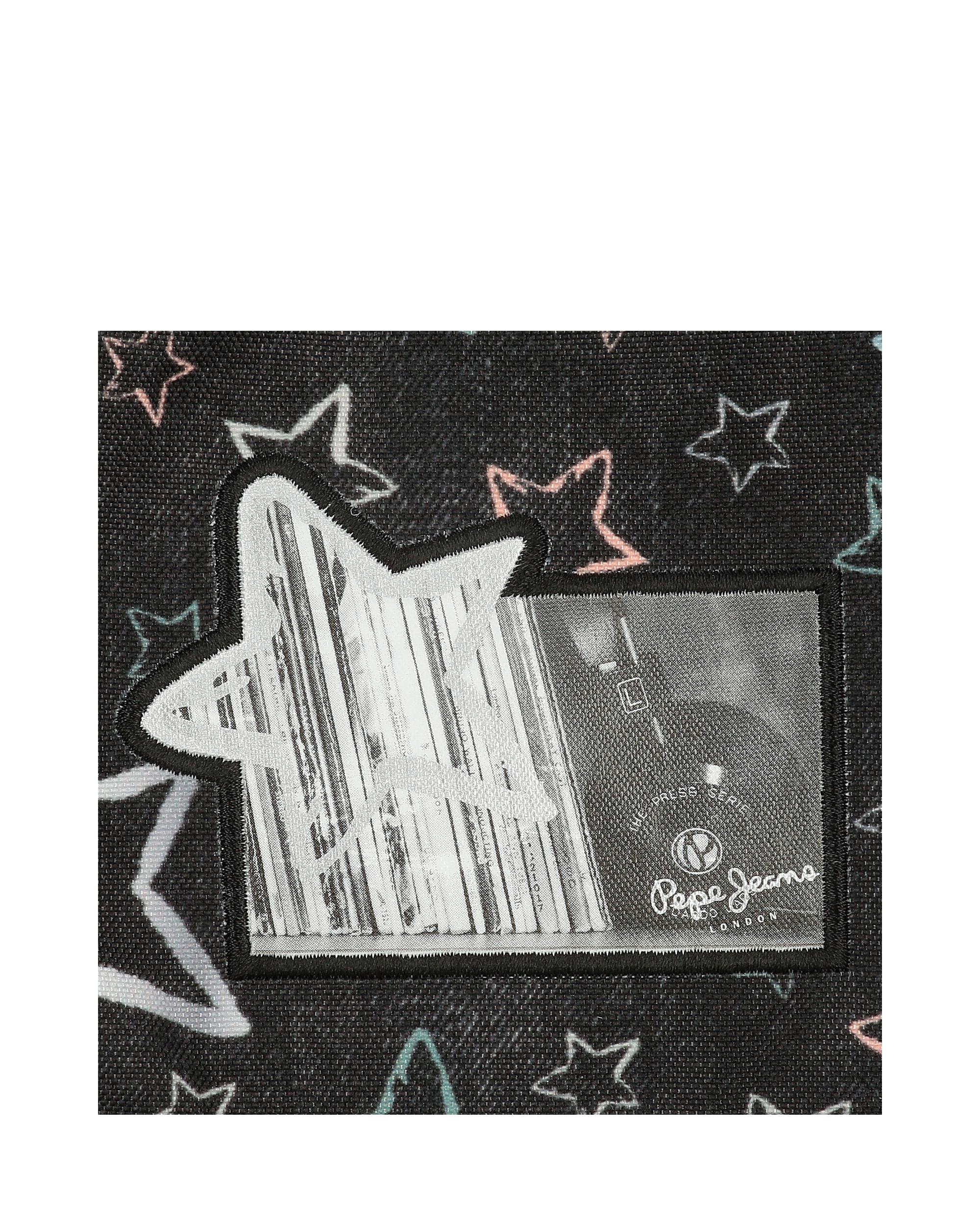 Mochila Portaordenador Pepe Jeans Cintia 44cm de Dois Compartimentos Preto-6
