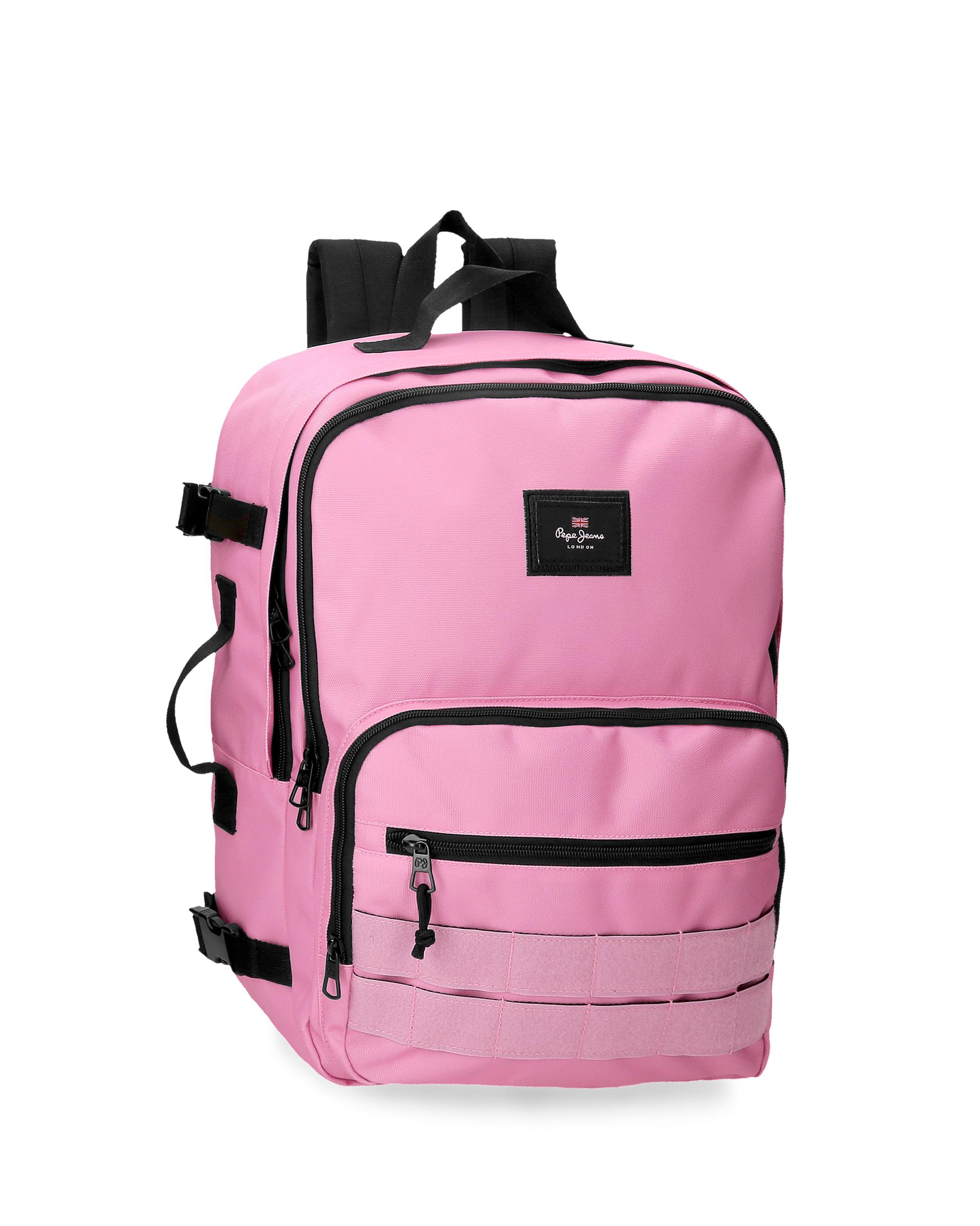 Imagem 0 de Mochila de Viagem Apto para Cabine 44cm Pepe Jeans Aris Colorful de Dois Compartimentos