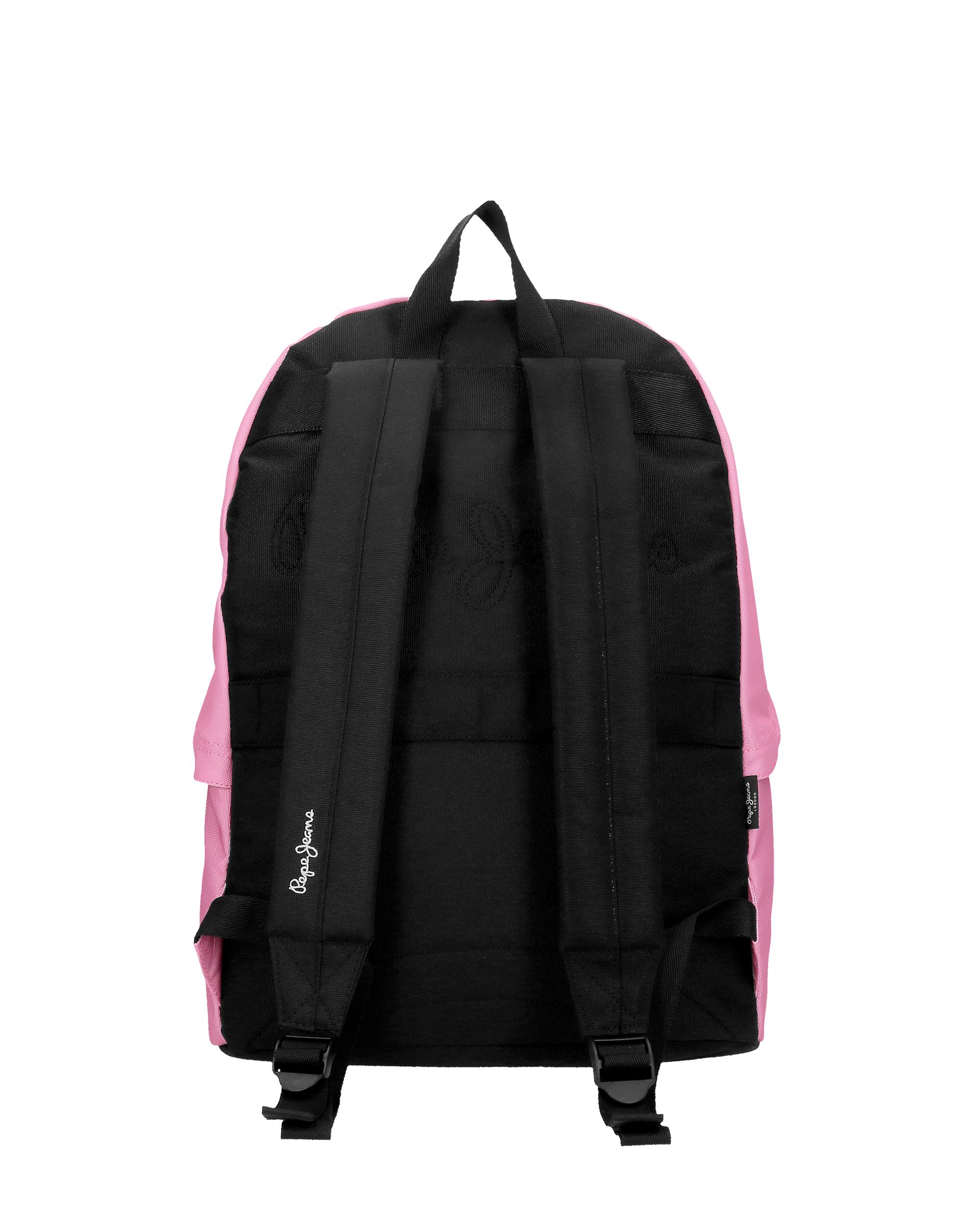 Mochila Portaordenador + Estojo Escolar Pepe Jeans Aris Colorful Rosa-3