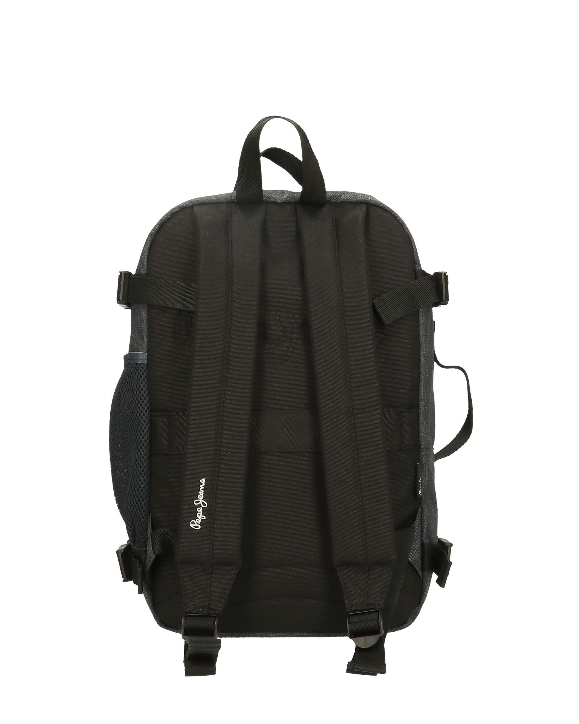 Mochila de Viagem Apta para Cabine 40cm Pepe Jeans Aris Evergreen Dois Compartimentos Cinzento-3