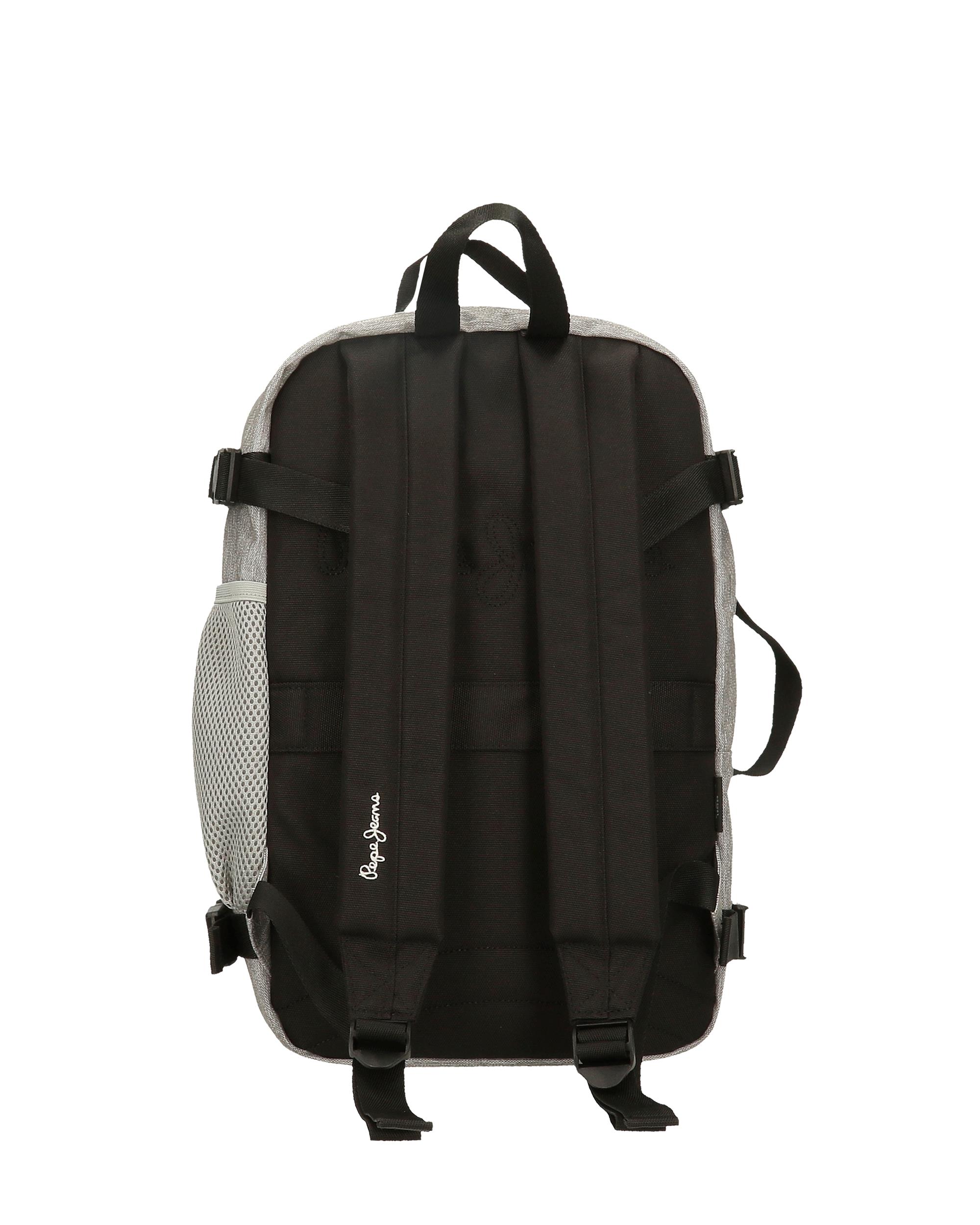 Mochila de Viagem Apta para Cabine 40cm Pepe Jeans Aris Evergreen Dois Compartimentos Cinzento-3