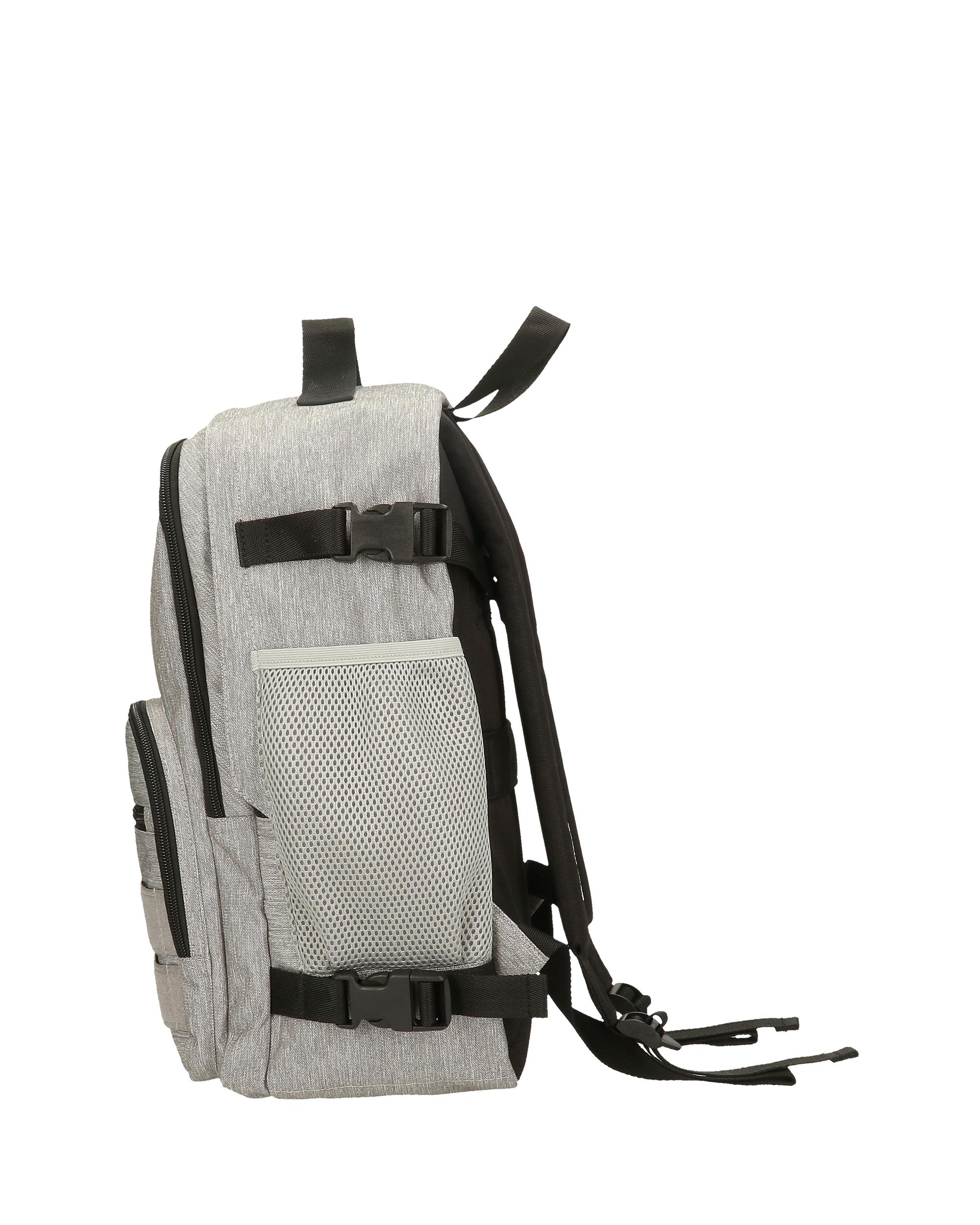 Mochila de Viagem Apta para Cabine 40cm Pepe Jeans Aris Evergreen Dois Compartimentos Cinzento-4