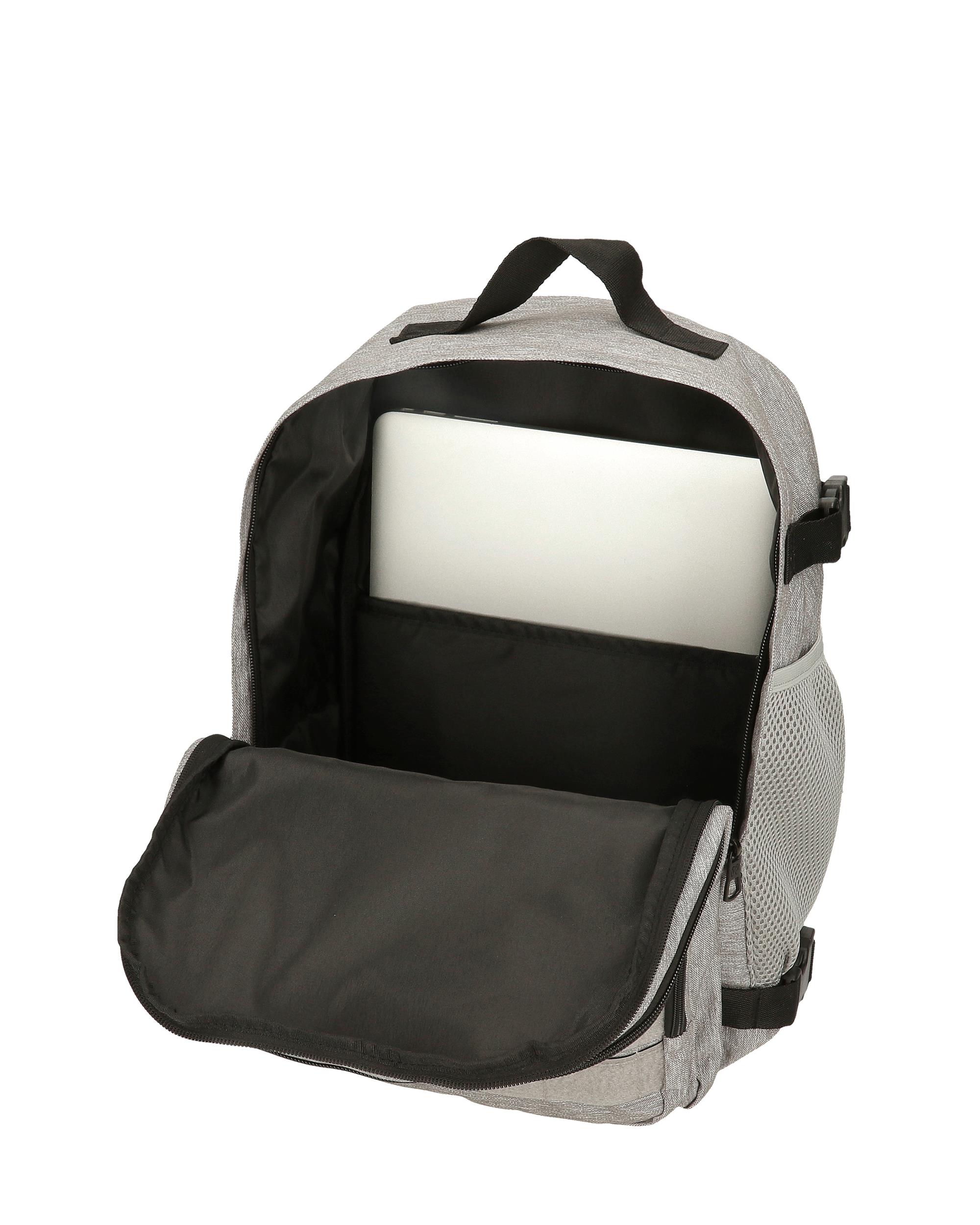 Mochila de Viagem Apta para Cabine 40cm Pepe Jeans Aris Evergreen Dois Compartimentos Cinzento-5