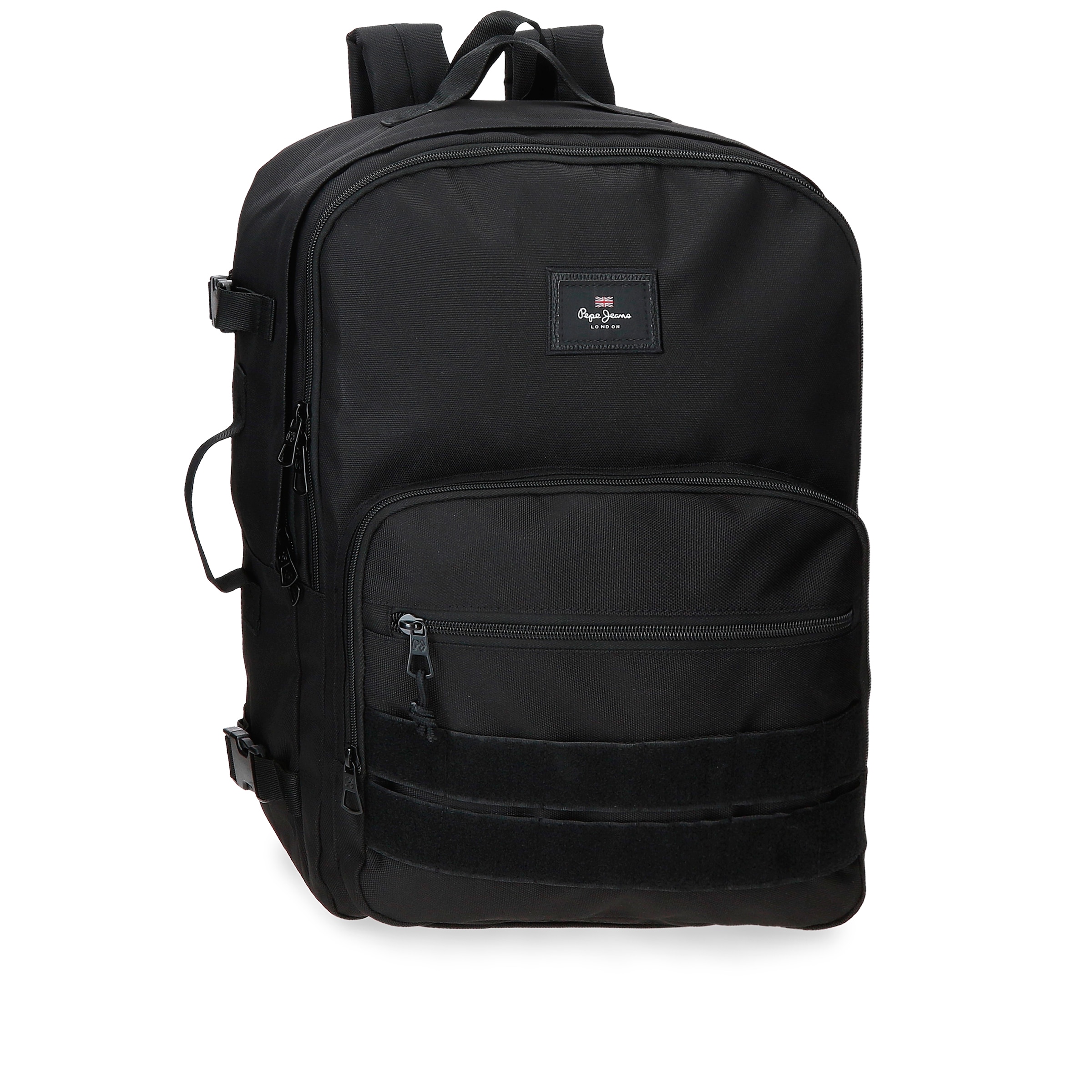 Imagem 0 de Mochila de Viagem Apta para Cabine 44cm Pepe Jeans Aris Evergreen Dois Compartimentos