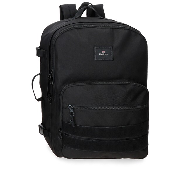 Imagem 0 de Mochila de Viagem Apta para Cabine 44cm Pepe Jeans Aris Evergreen Dois Compartimentos