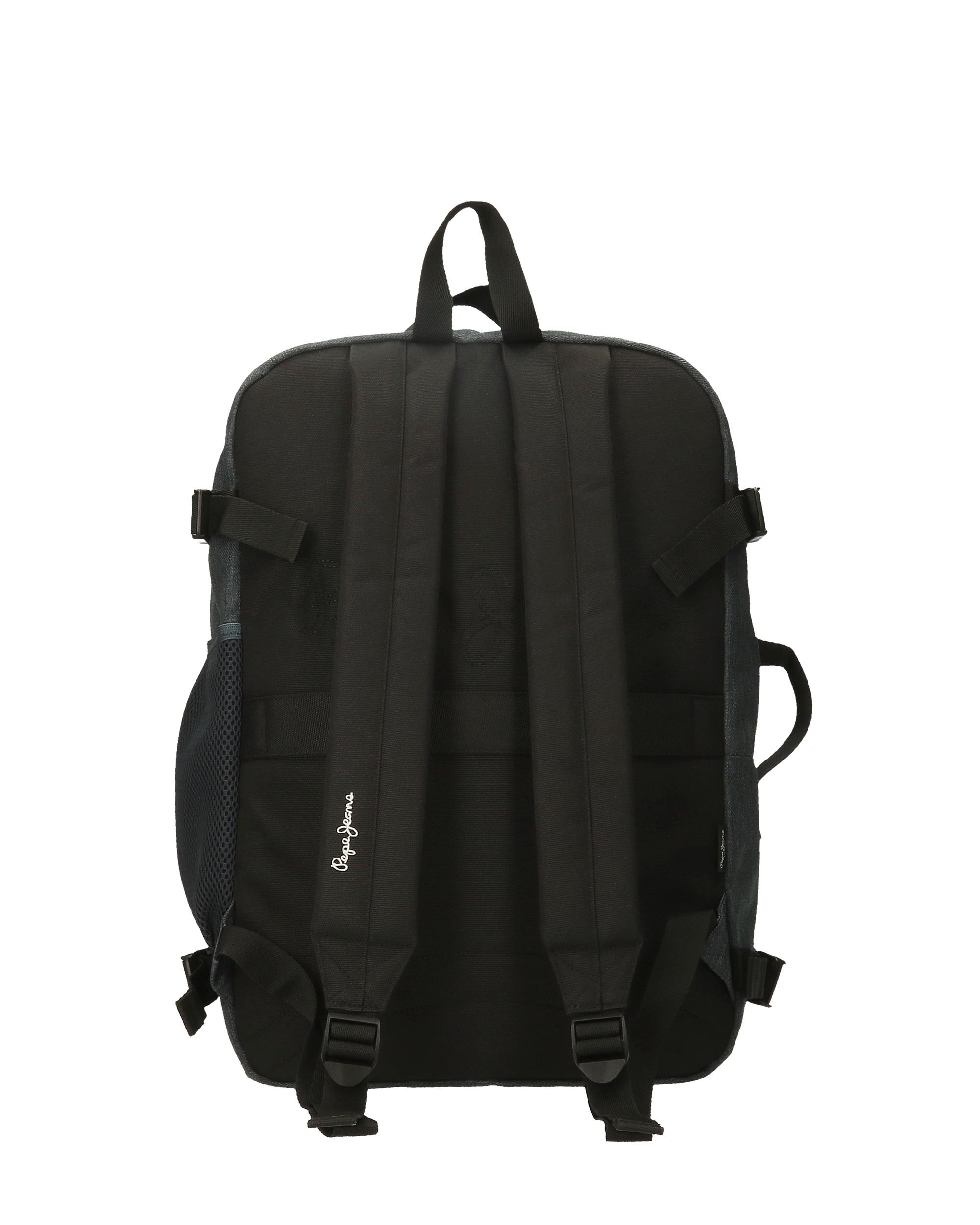 Mochila de Viagem Apto para Cabine 44cm Pepe Jeans Aris Evergreen Dois Compartimentos Cinzento-3