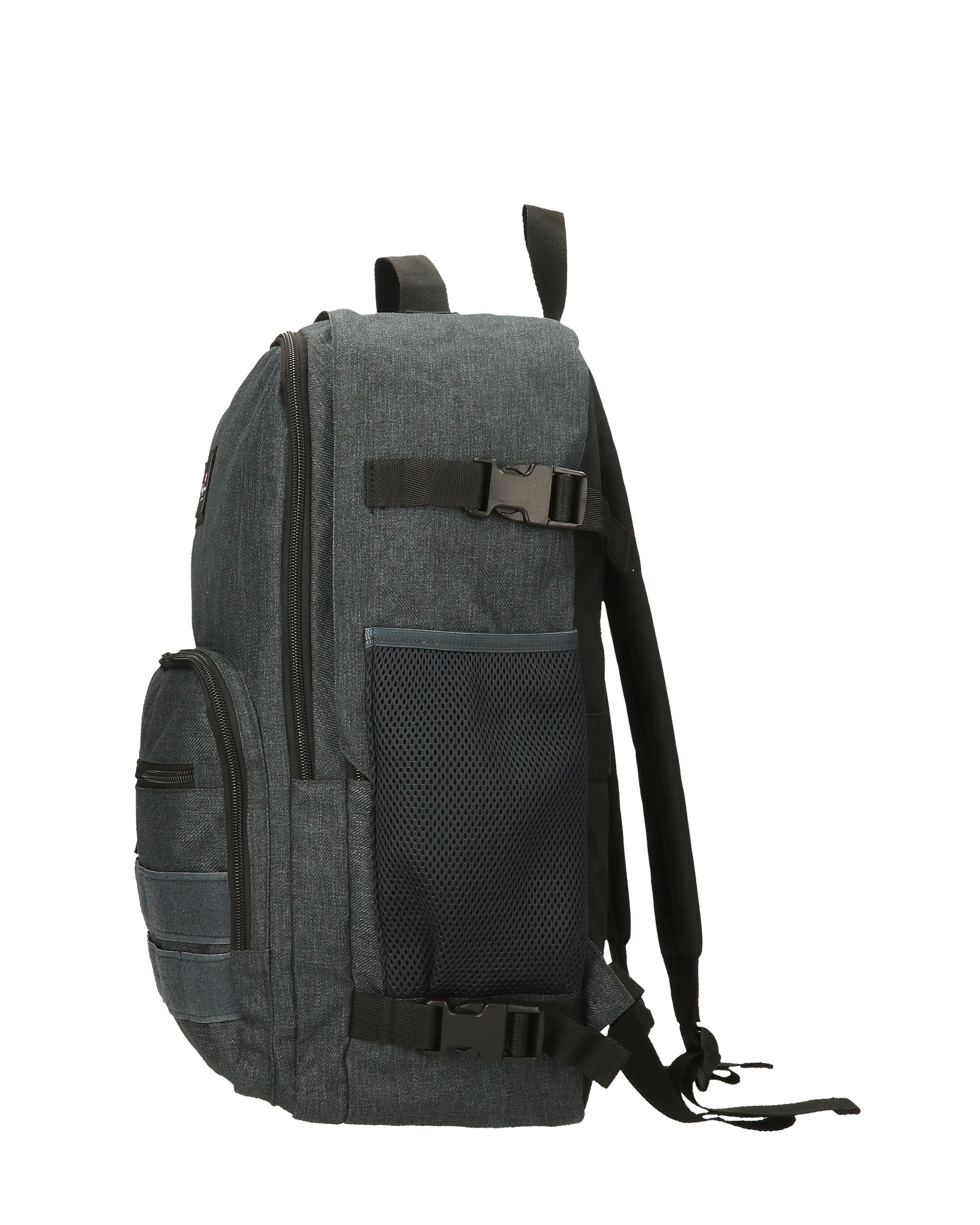 Mochila de Viagem Apto para Cabine 44cm Pepe Jeans Aris Evergreen Dois Compartimentos Cinzento-4