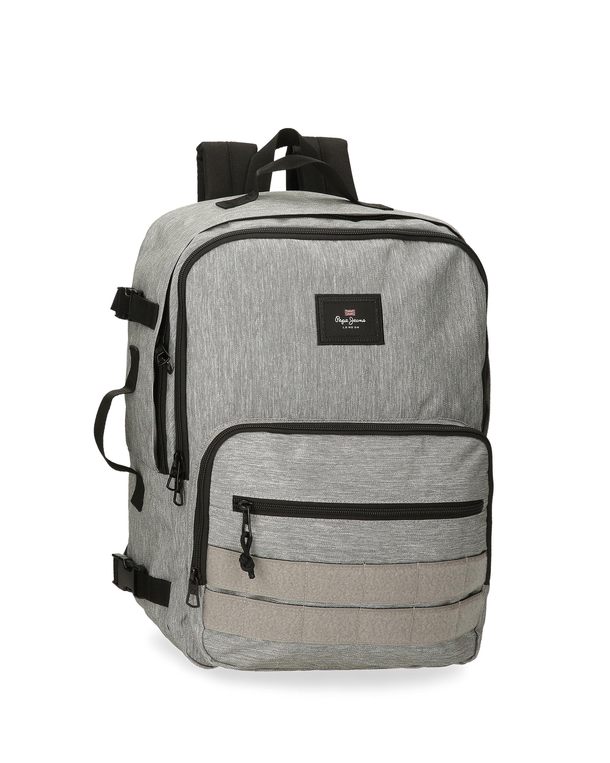 Imagem 0 de Mochila de Viagem Apto para Cabine 44cm Pepe Jeans Aris Evergreen Dois Compartimentos