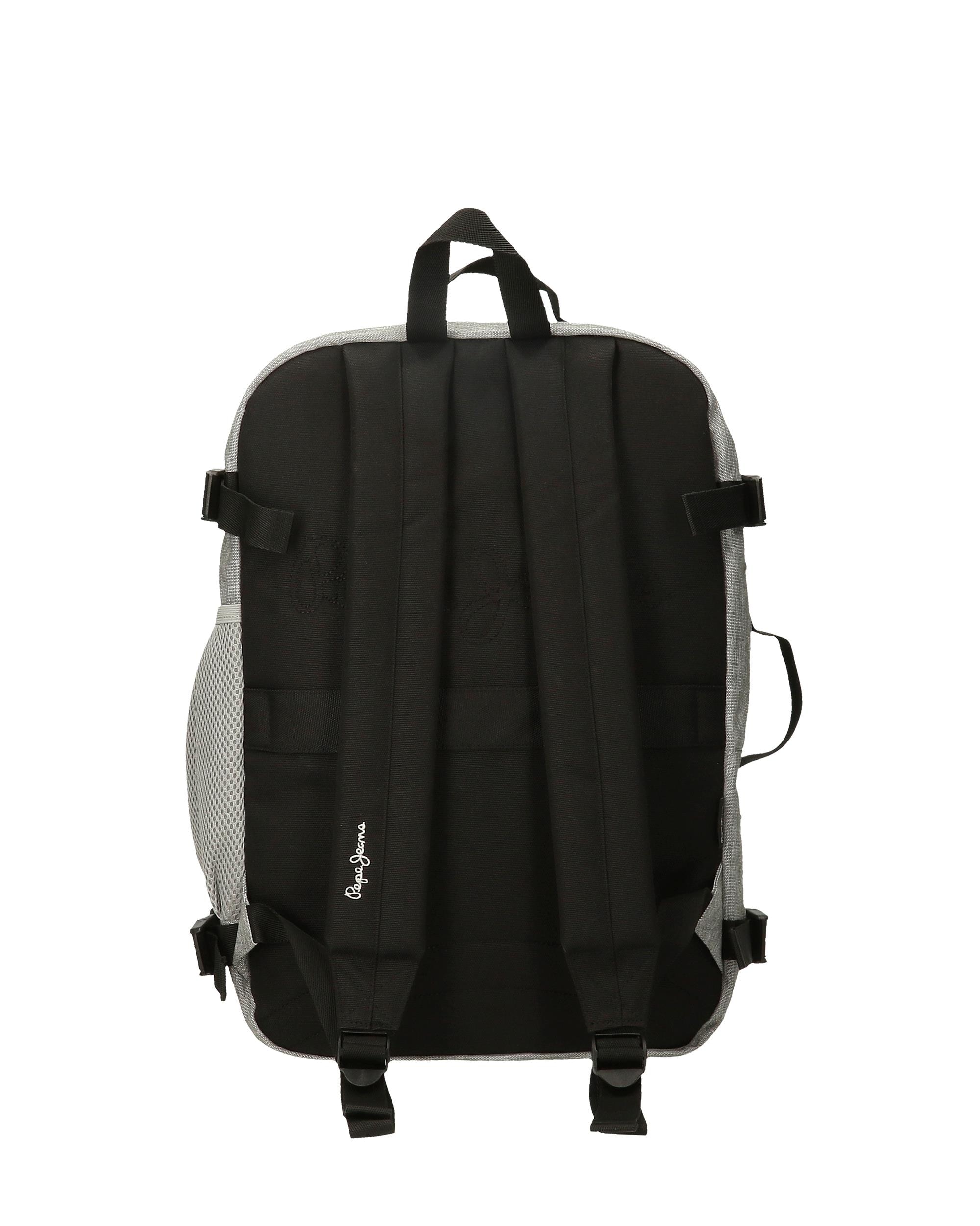 Mochila de Viagem Apto para Cabine 44cm Pepe Jeans Aris Evergreen Dois Compartimentos Cinzento-3