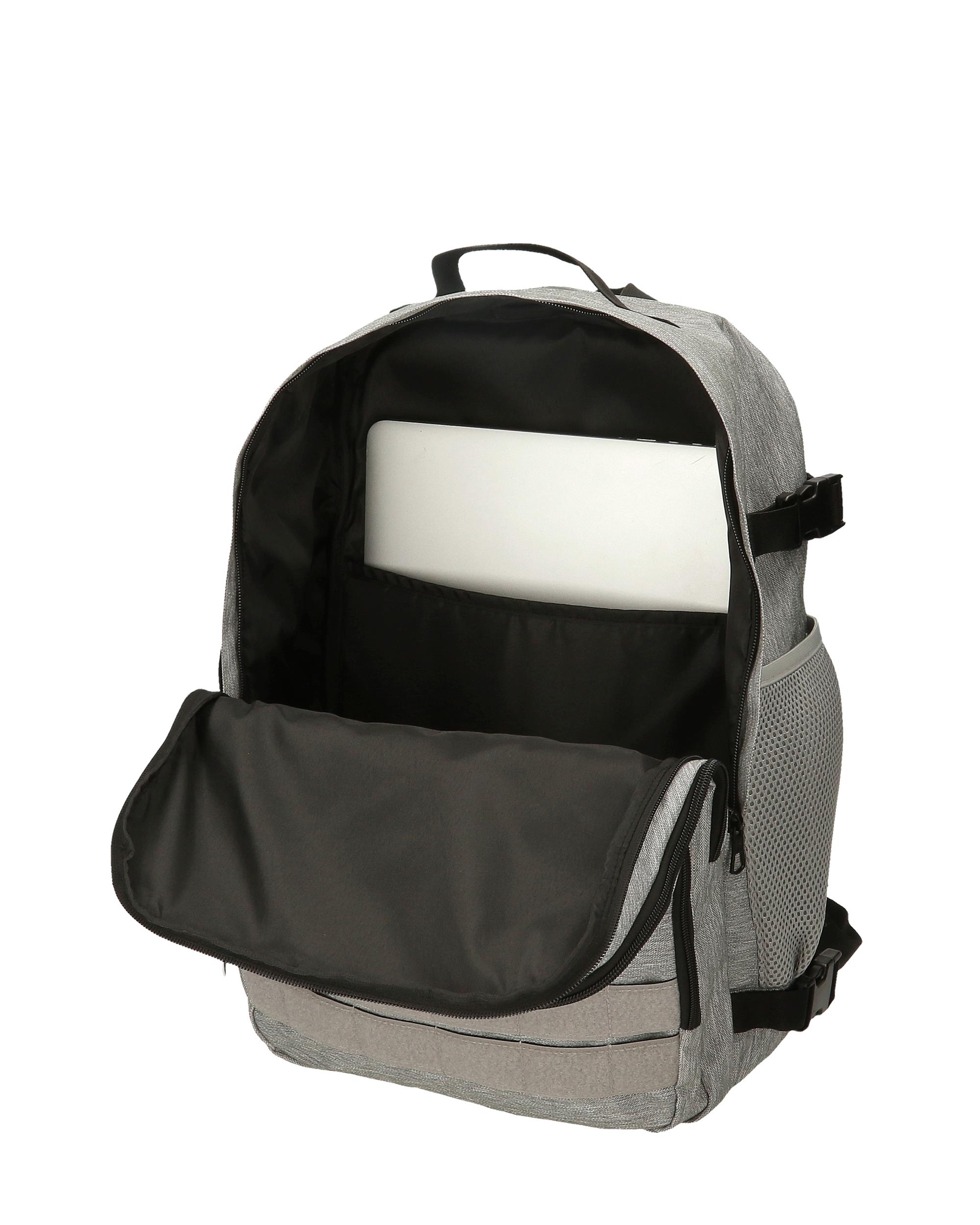 Mochila de Viagem Apto para Cabine 44cm Pepe Jeans Aris Evergreen Dois Compartimentos Cinzento-5
