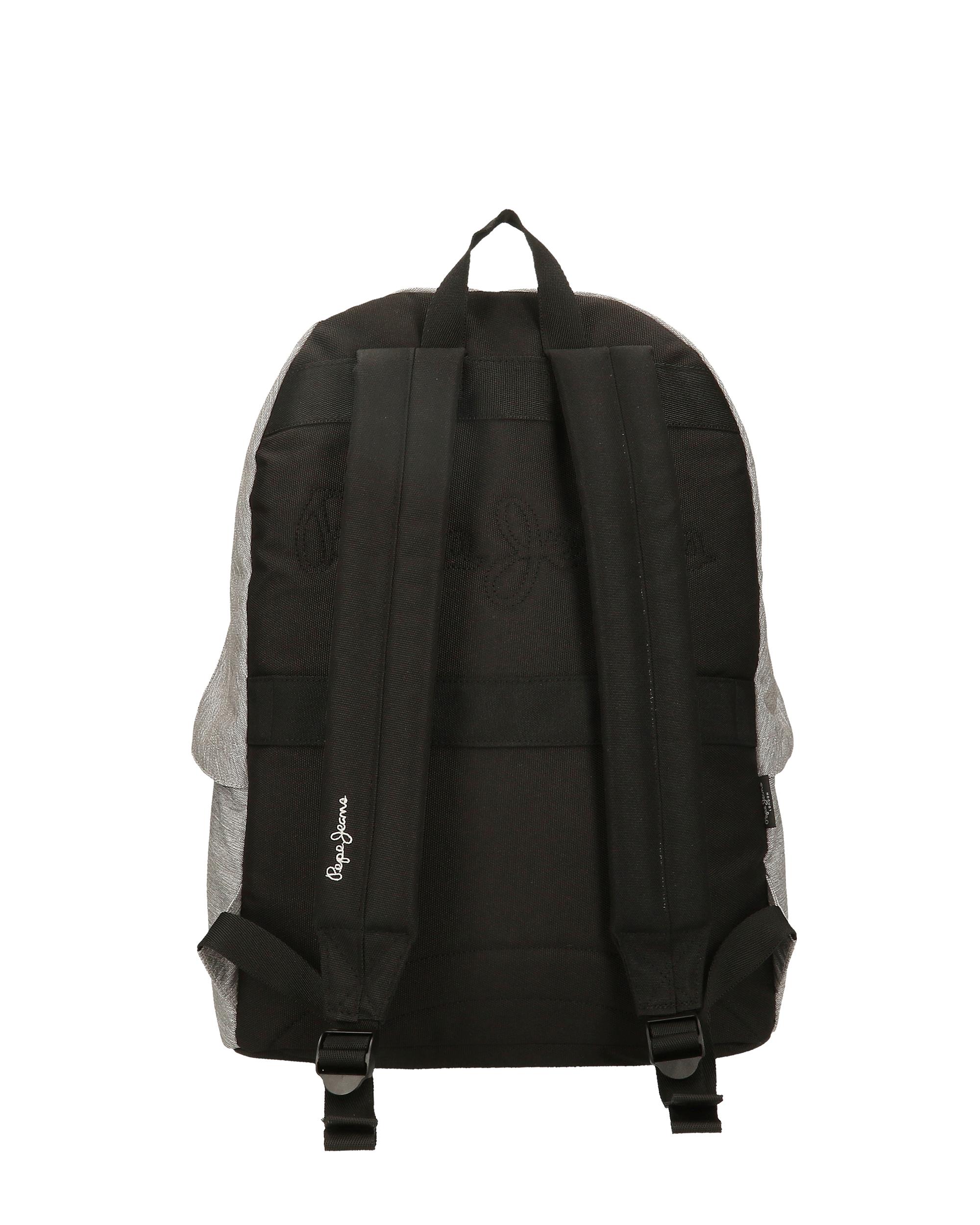 Mochila Portaordenador + Estojo Escolar Pepe Jeans Aris Evergreen Cinzento-3