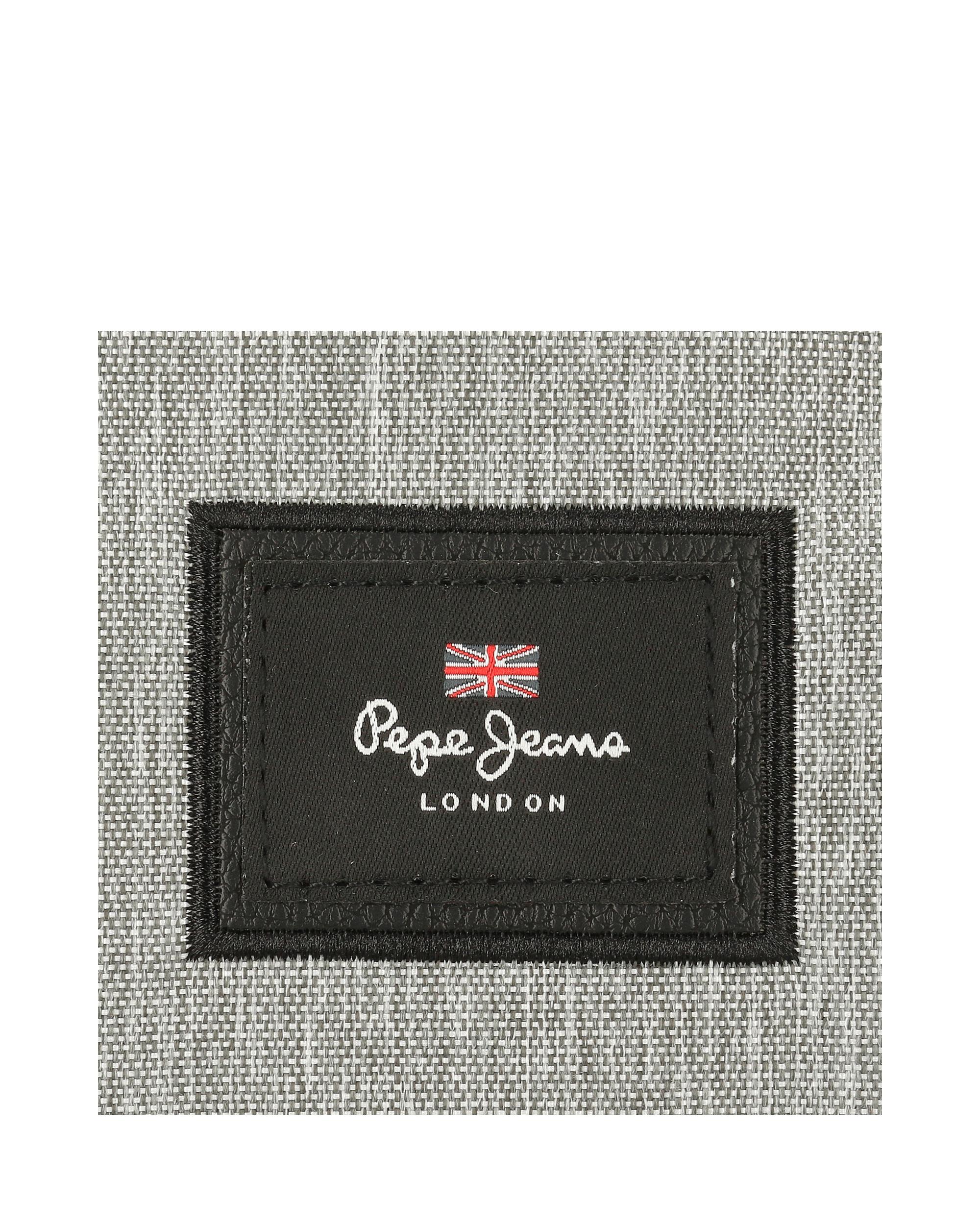 Mochila Portaordenador + Estojo Escolar Pepe Jeans Aris Evergreen Cinzento-5