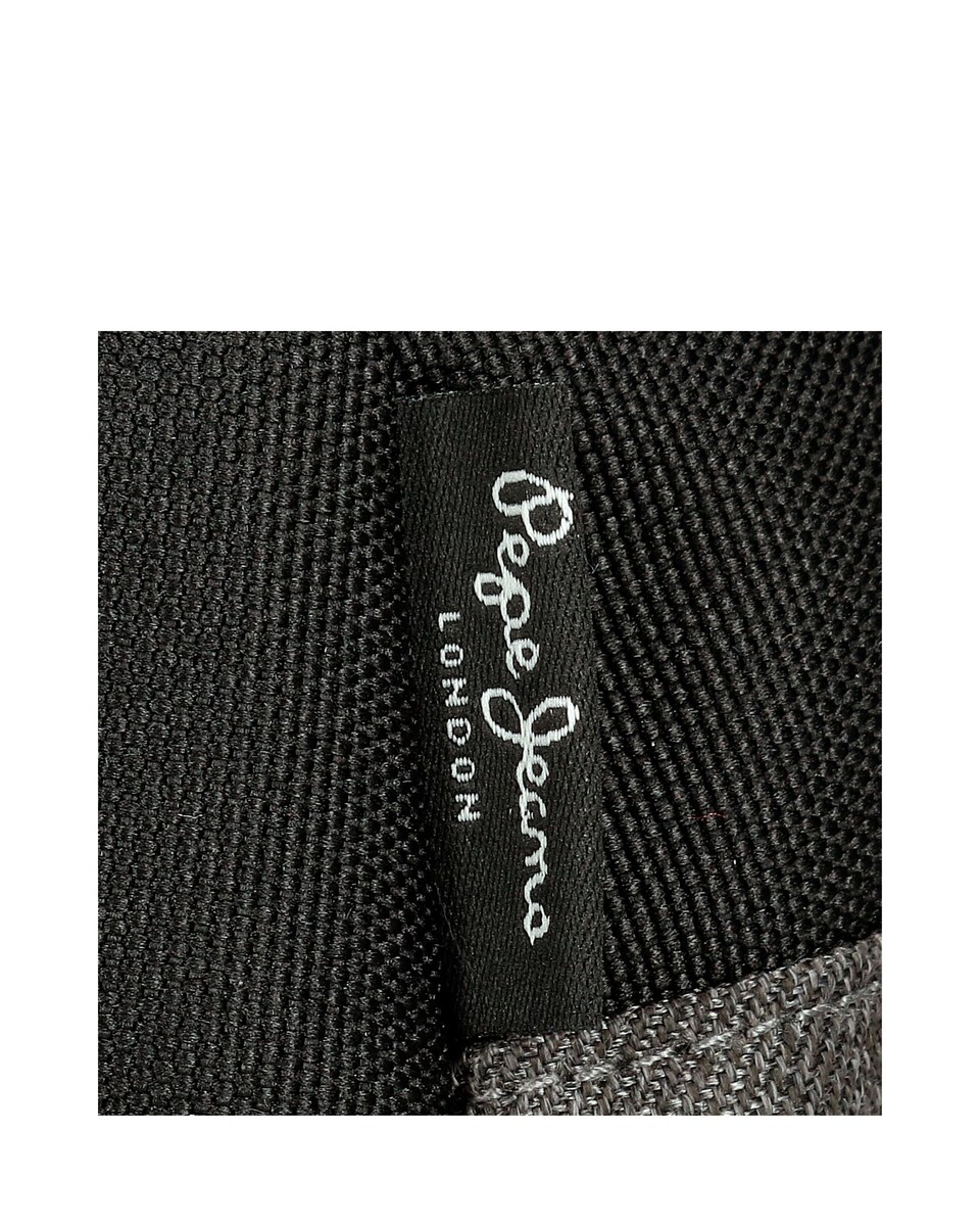 Mochila com Rodas Pepe Jeans Edmon com Dois Bolsos Laterais Cinzento-6