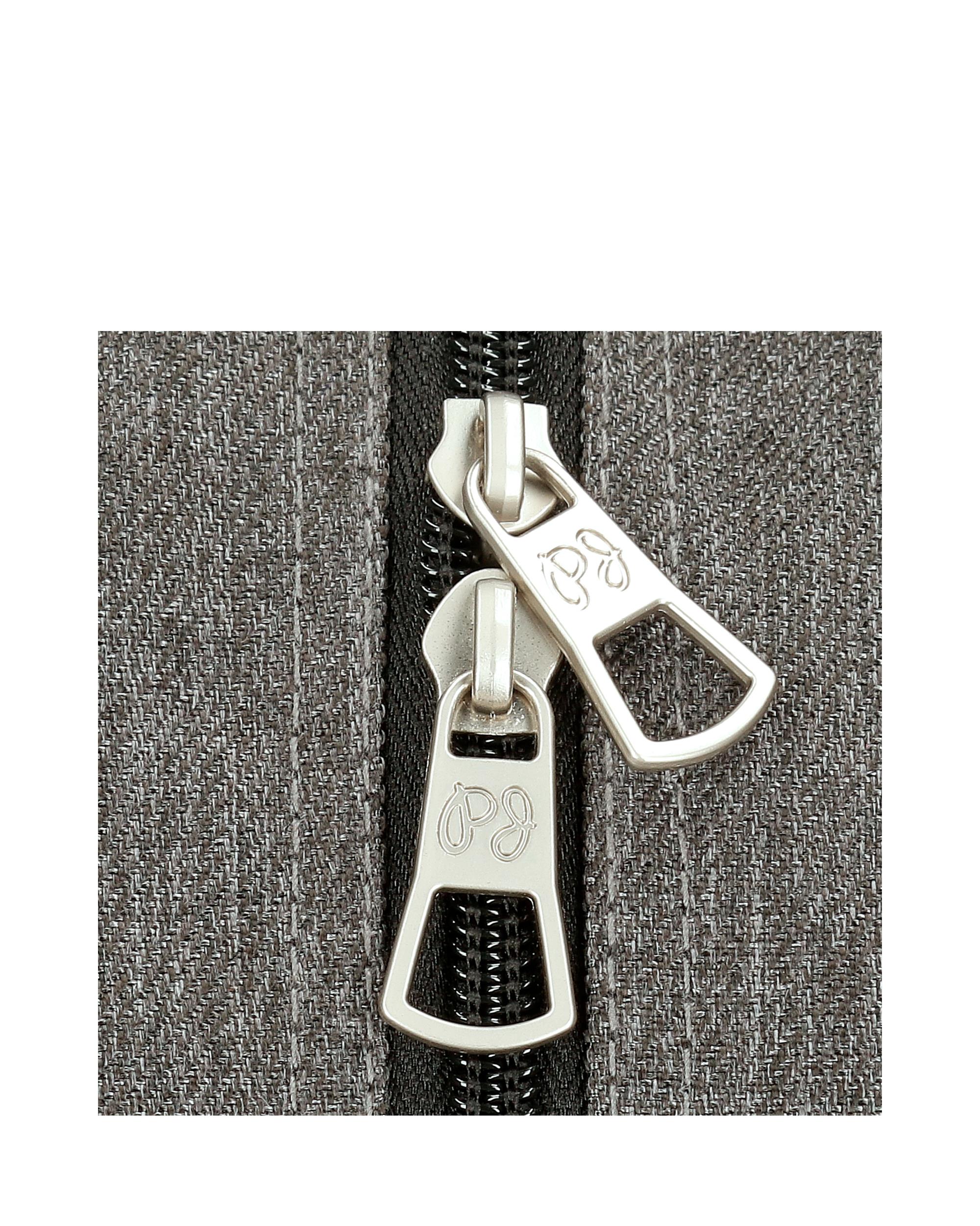 Necessaire Pepe Jeans Edmon de Dois Compartimentos com Alça Lateral Cinzento-5