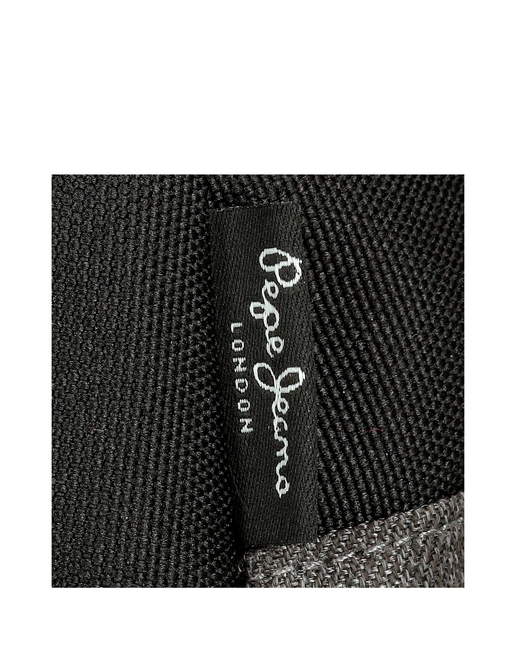 Necessaire Pepe Jeans Edmon de Dois Compartimentos com Alça Lateral Cinzento-6